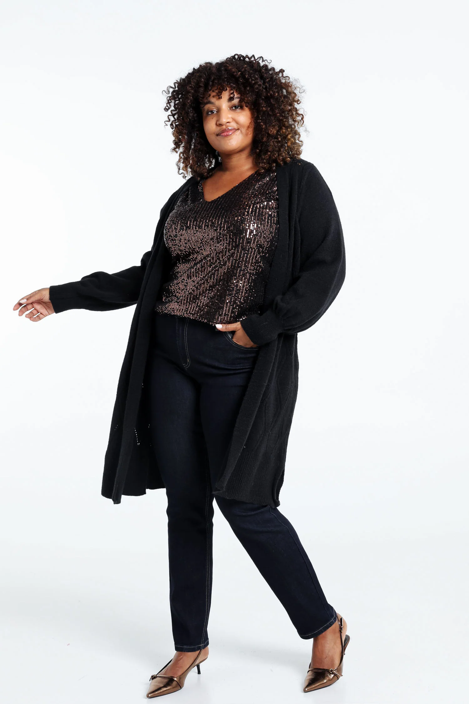 Long cardigan uni - Image 9