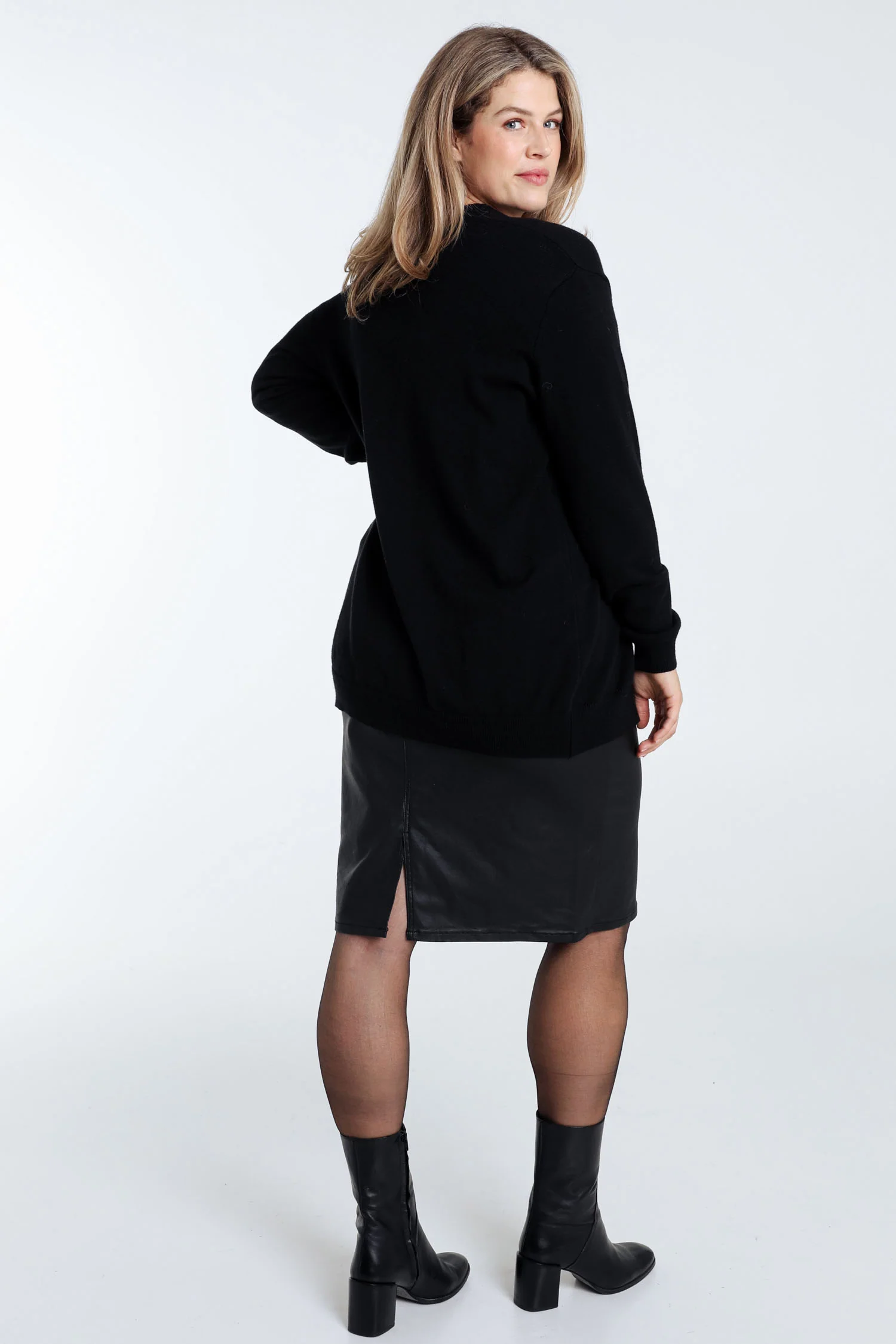 Long cardigan uni - Image 2