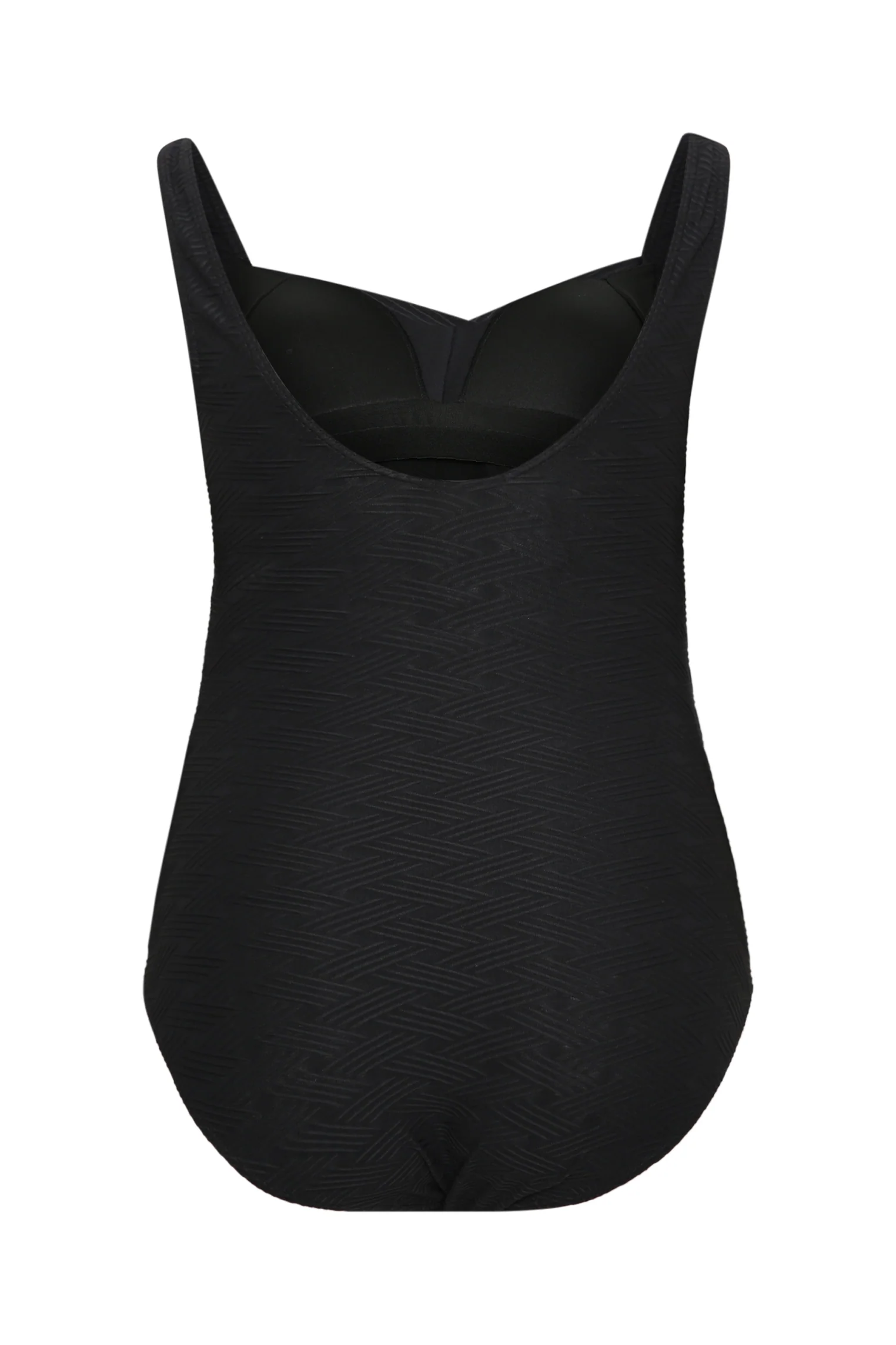 Maillot de bain maille relief dessin graphique ton sur ton - Image 11