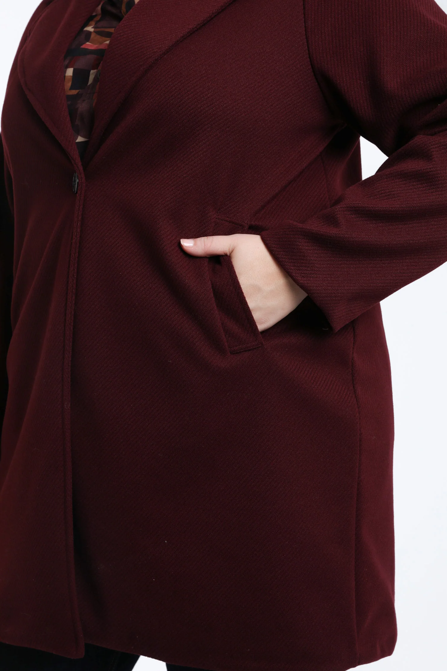 Manteau long uni - Image 5