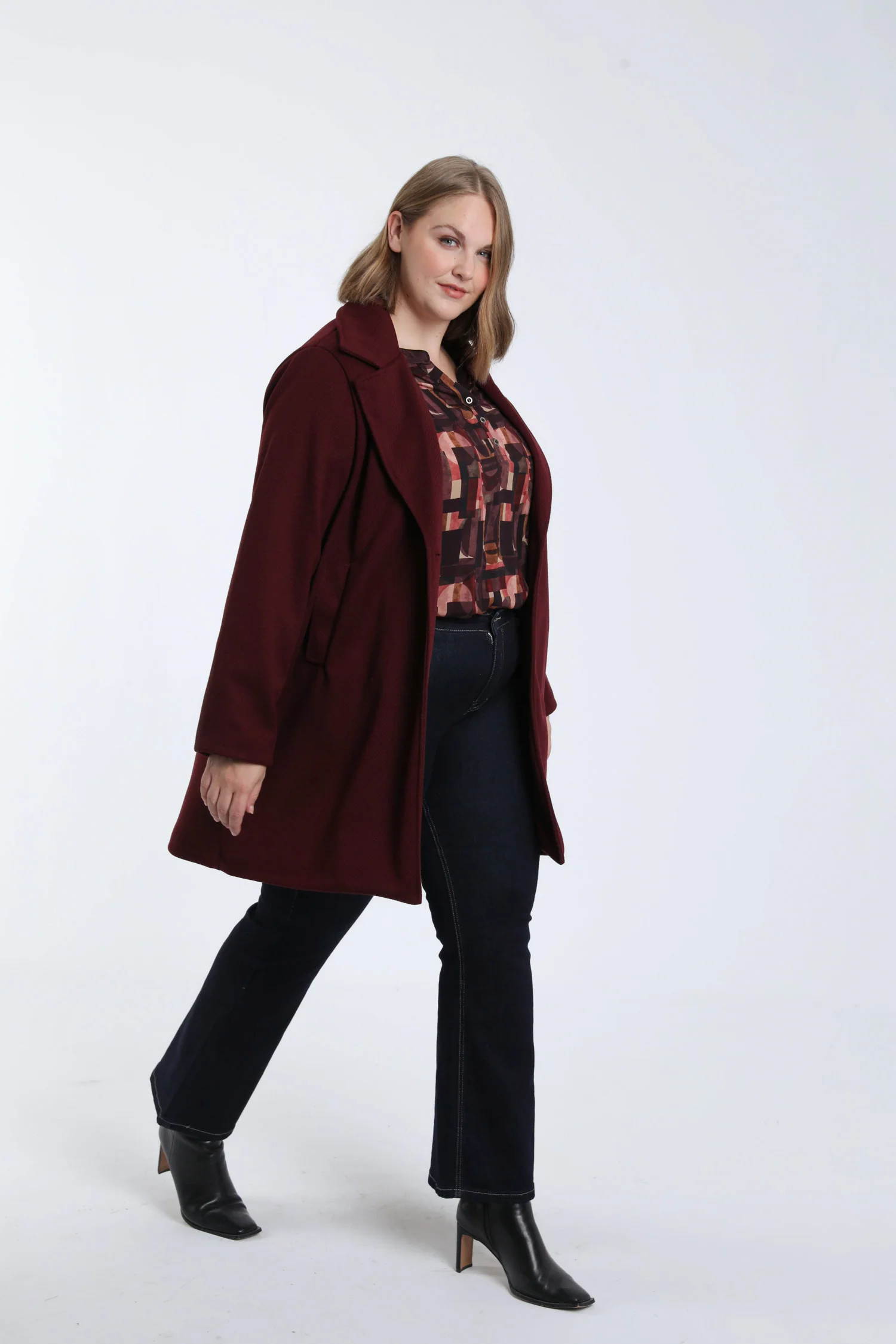 Manteau long uni - Image 7