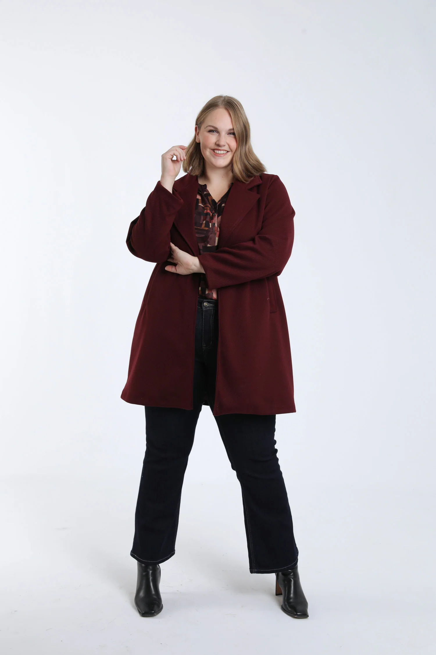 Manteau long uni - Image 8
