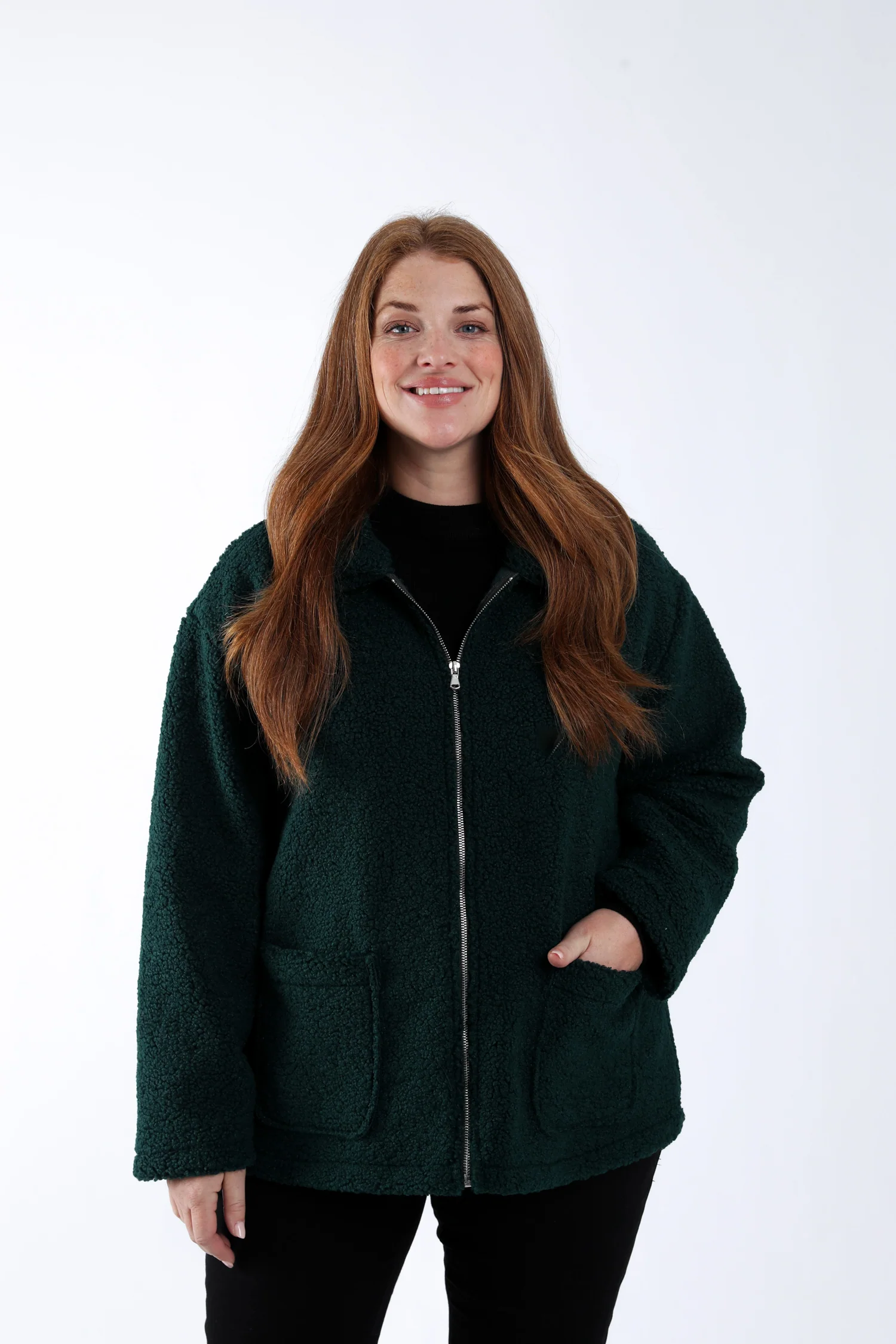 Manteau teddy uni