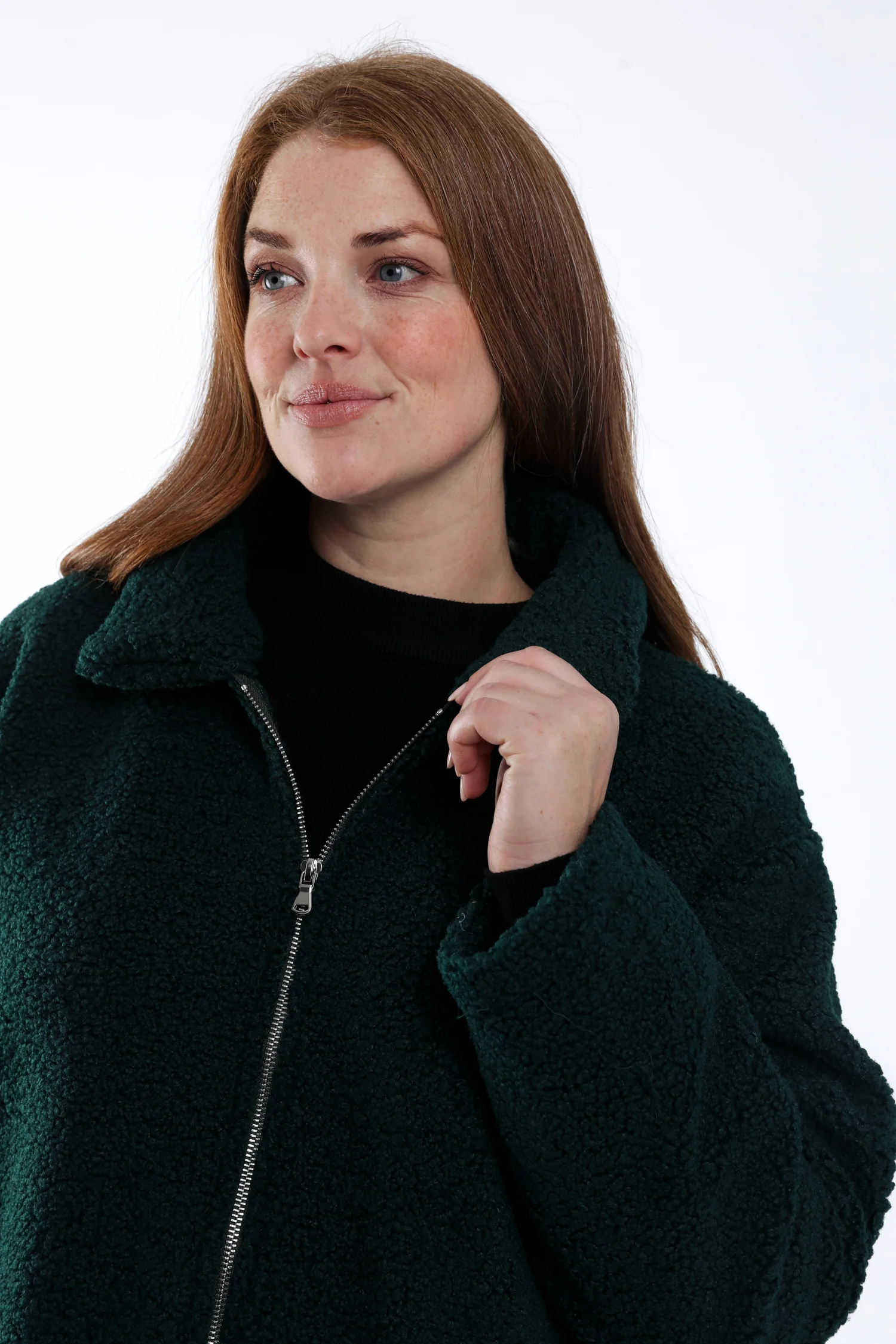 Manteau teddy uni - Image 4