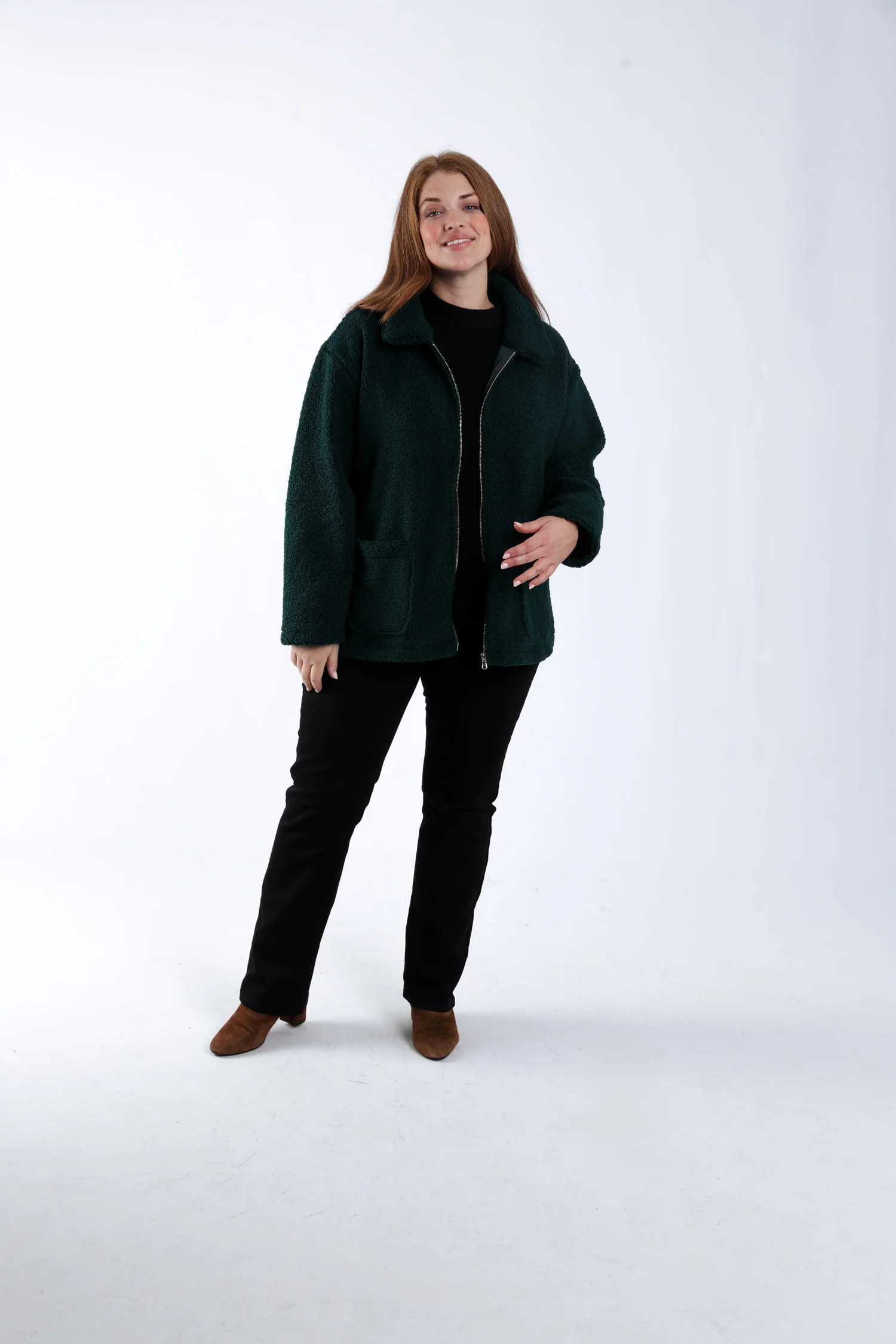 Manteau teddy uni - Image 6