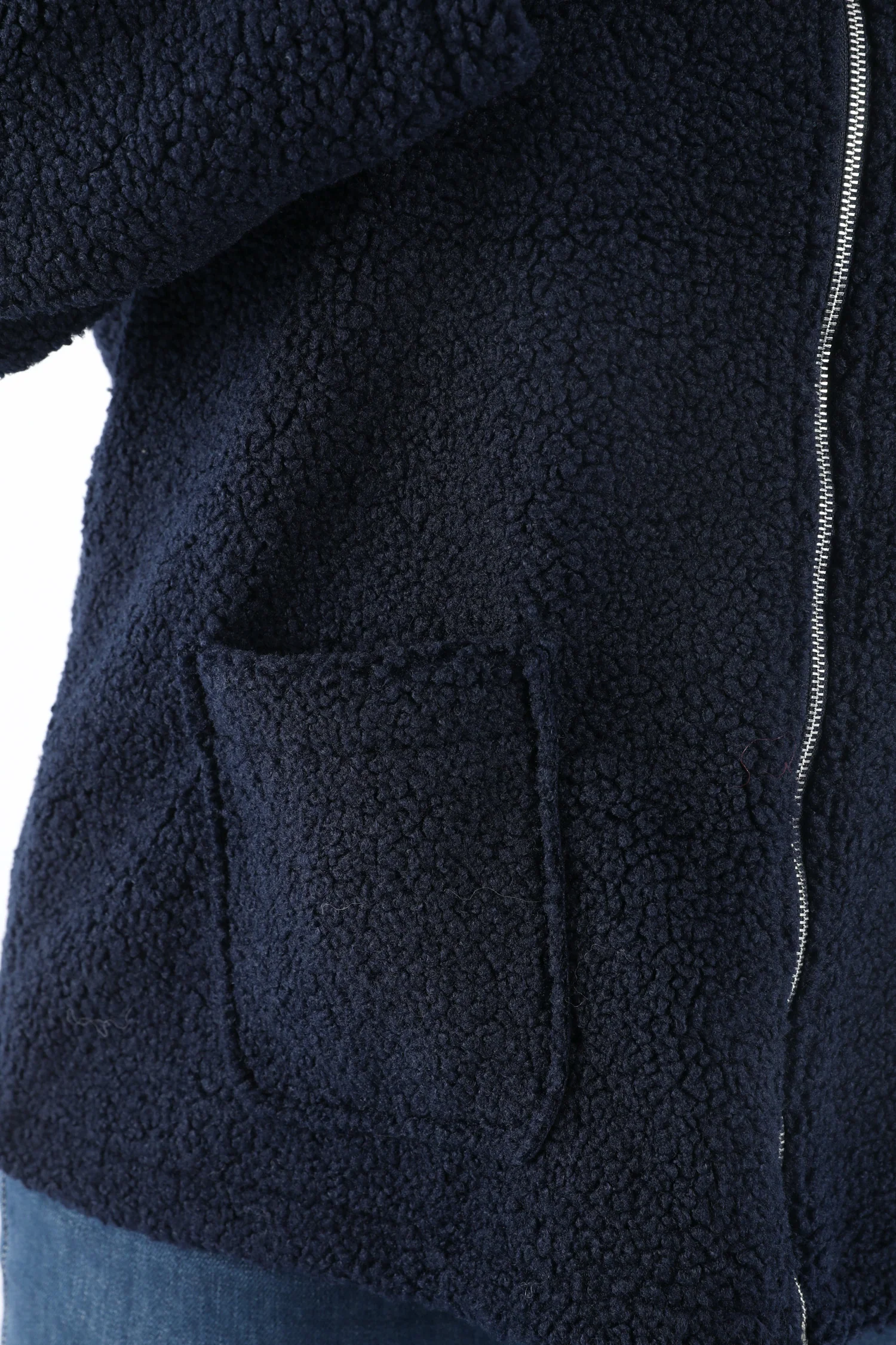 Manteau teddy uni - Image 4