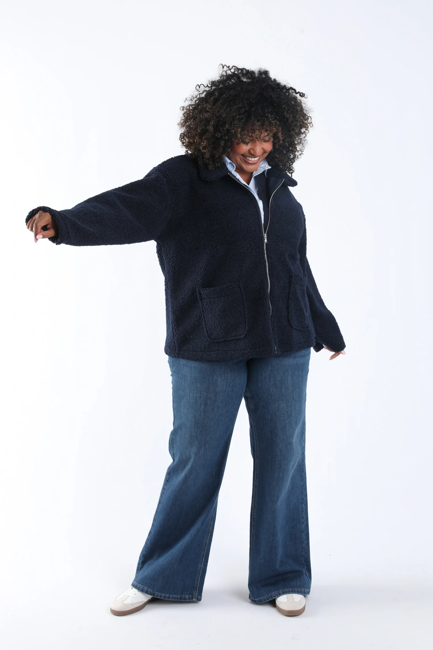 Manteau teddy uni - Image 5