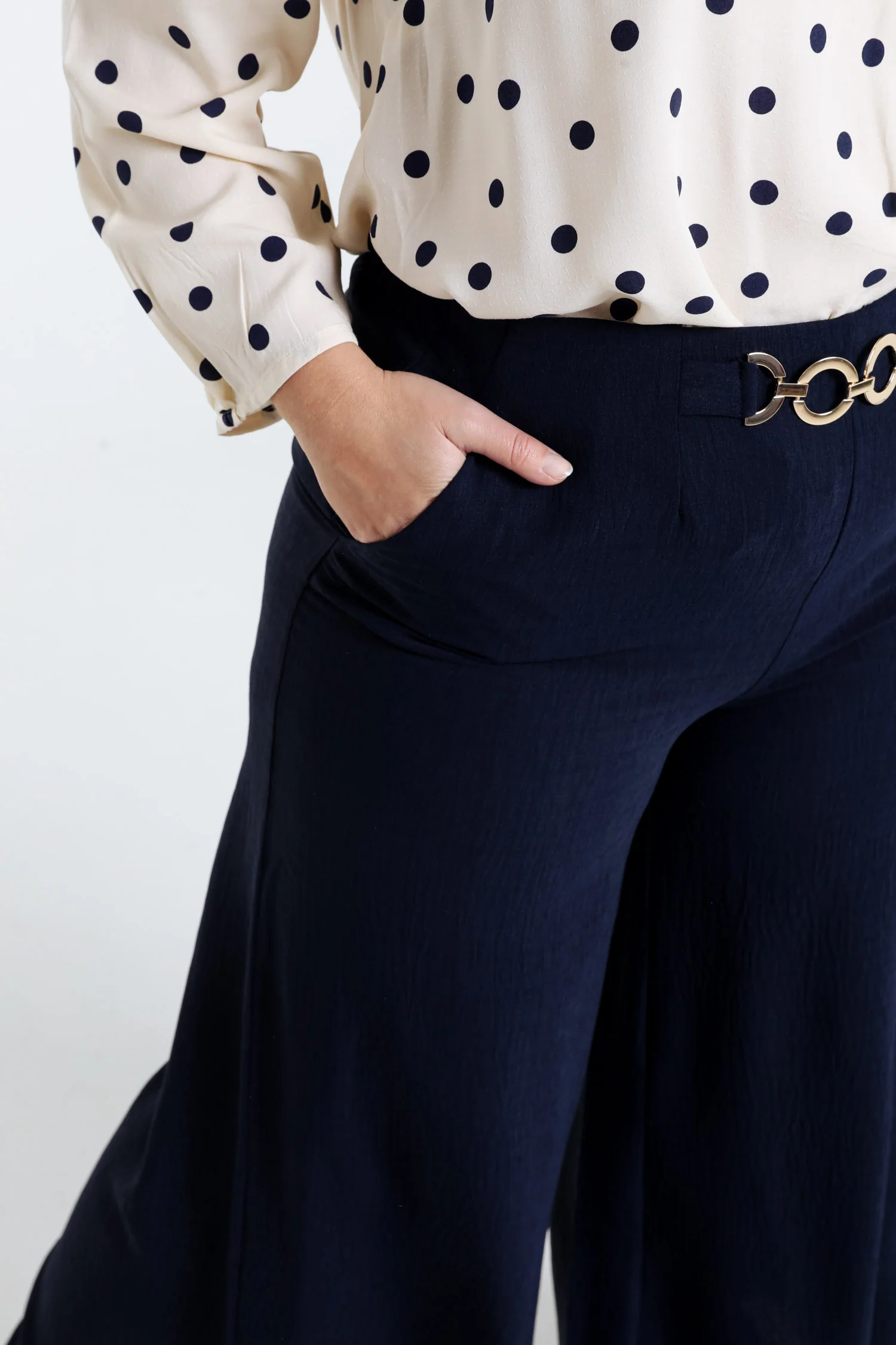 Pantacourt jupe culotte uni - Image 5