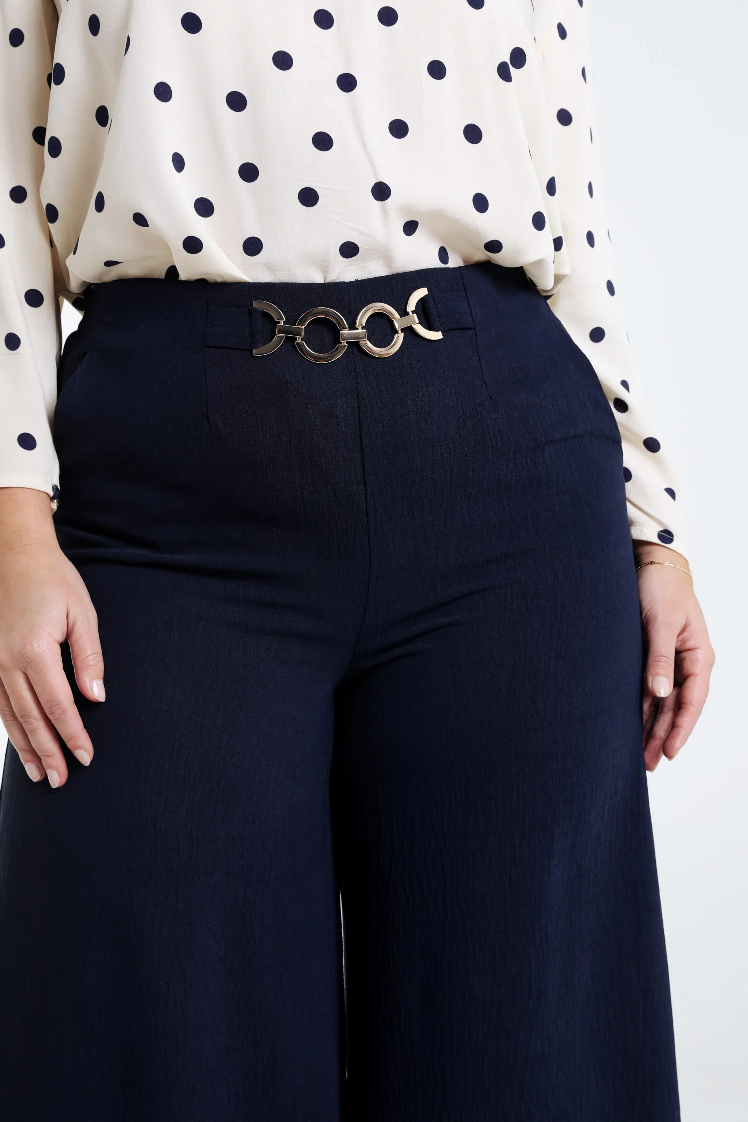Pantacourt jupe culotte uni - Image 6