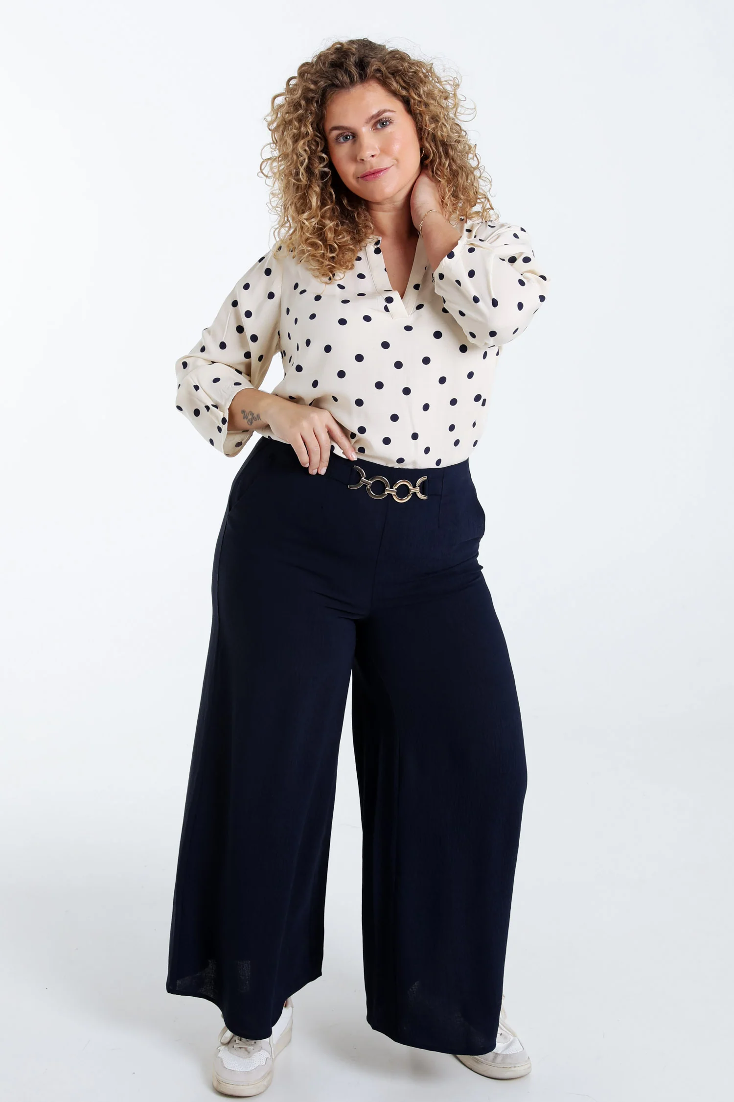 Pantacourt jupe culotte uni - Image 7