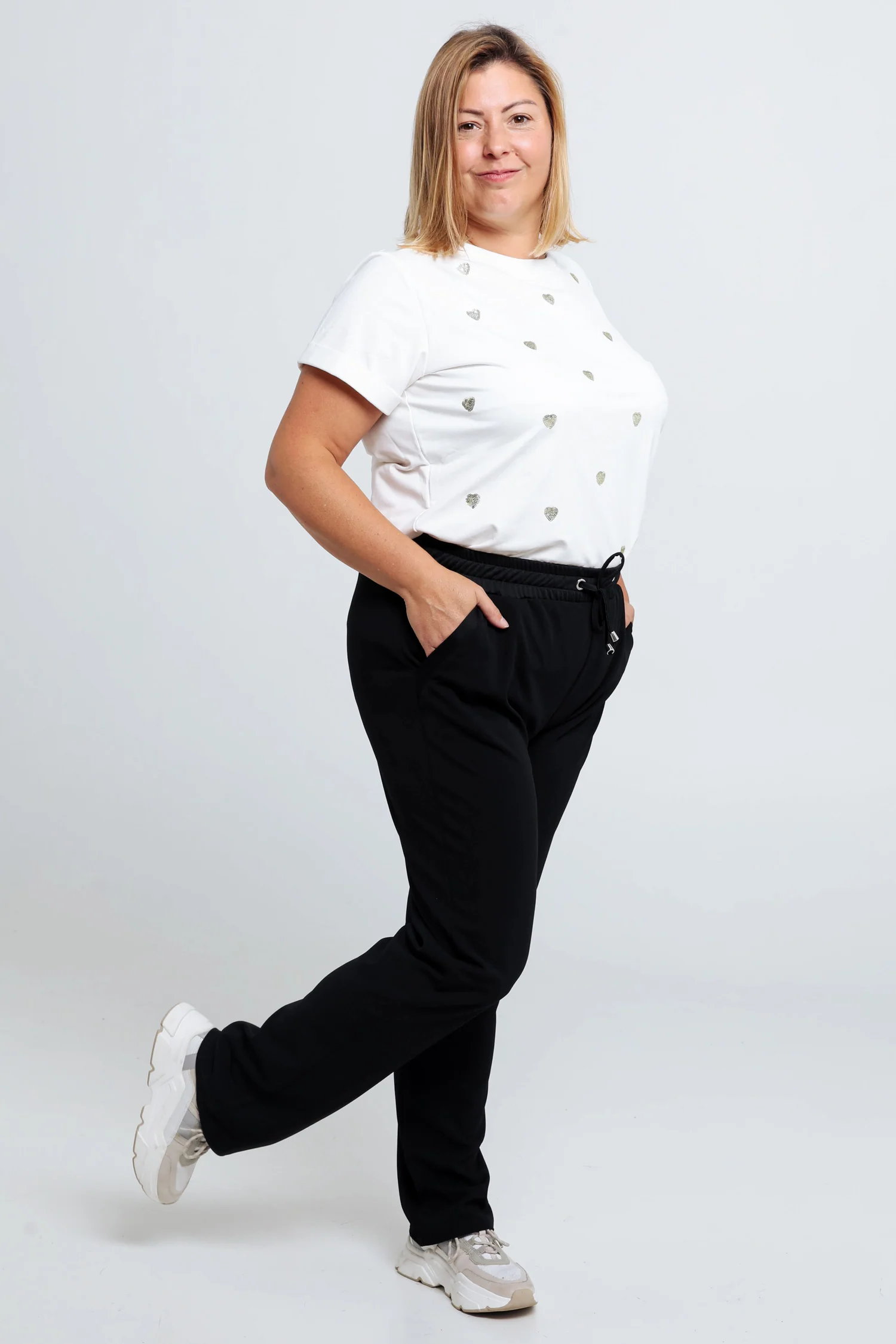 Pantalon 7/8 uni - Image 9