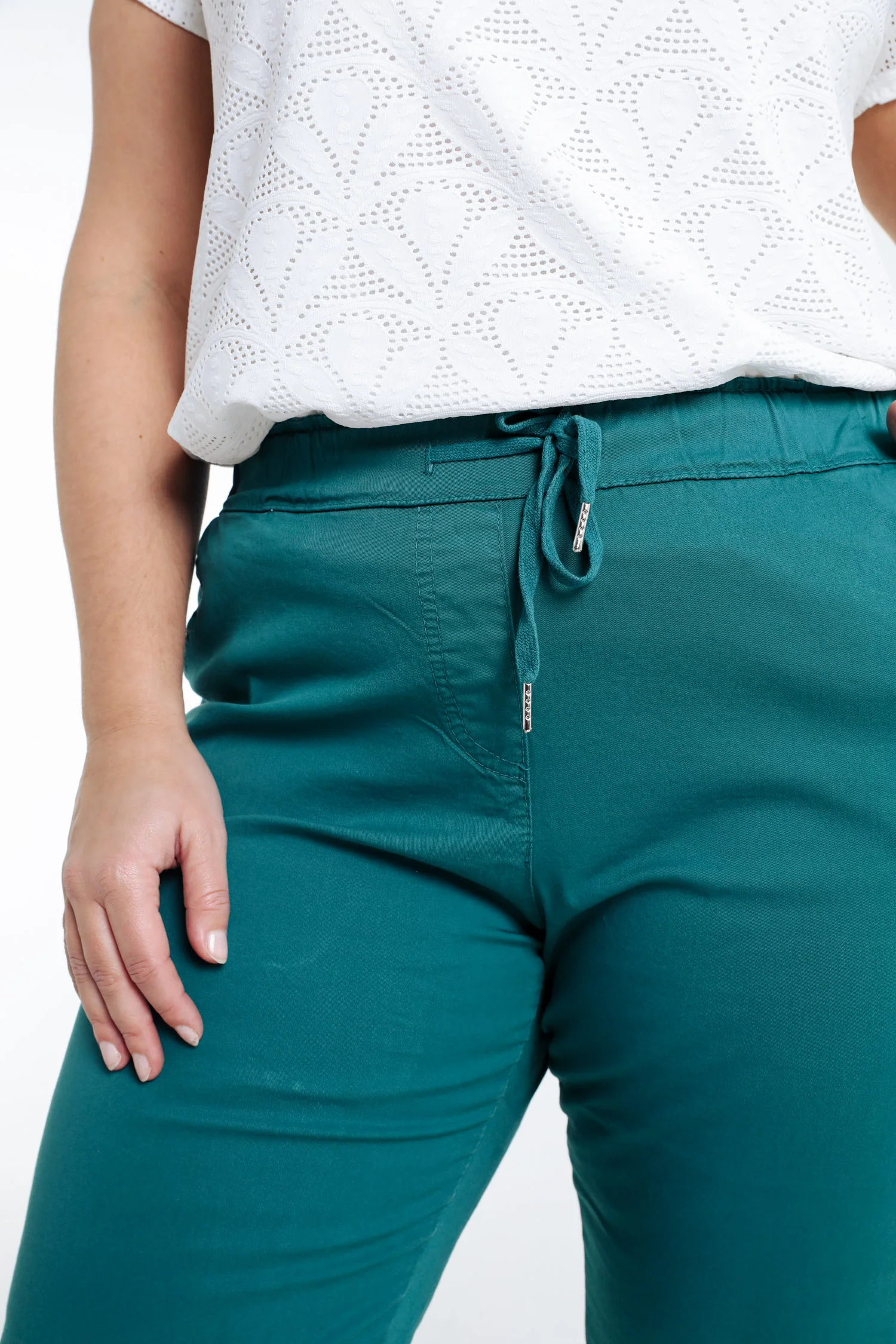 Pantalon chino en coton uni - Image 26