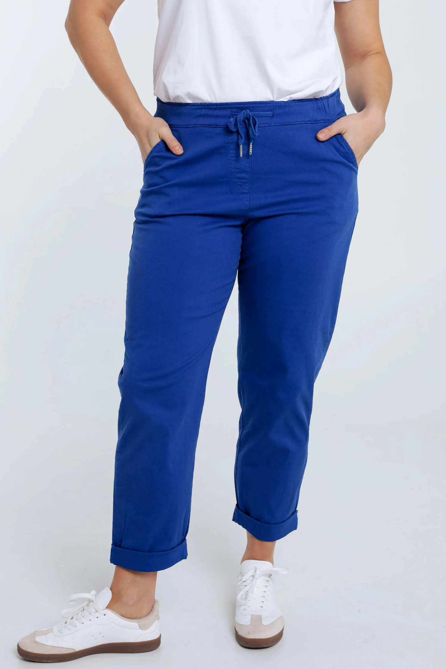 Pantalon chino en coton uni - Image 45