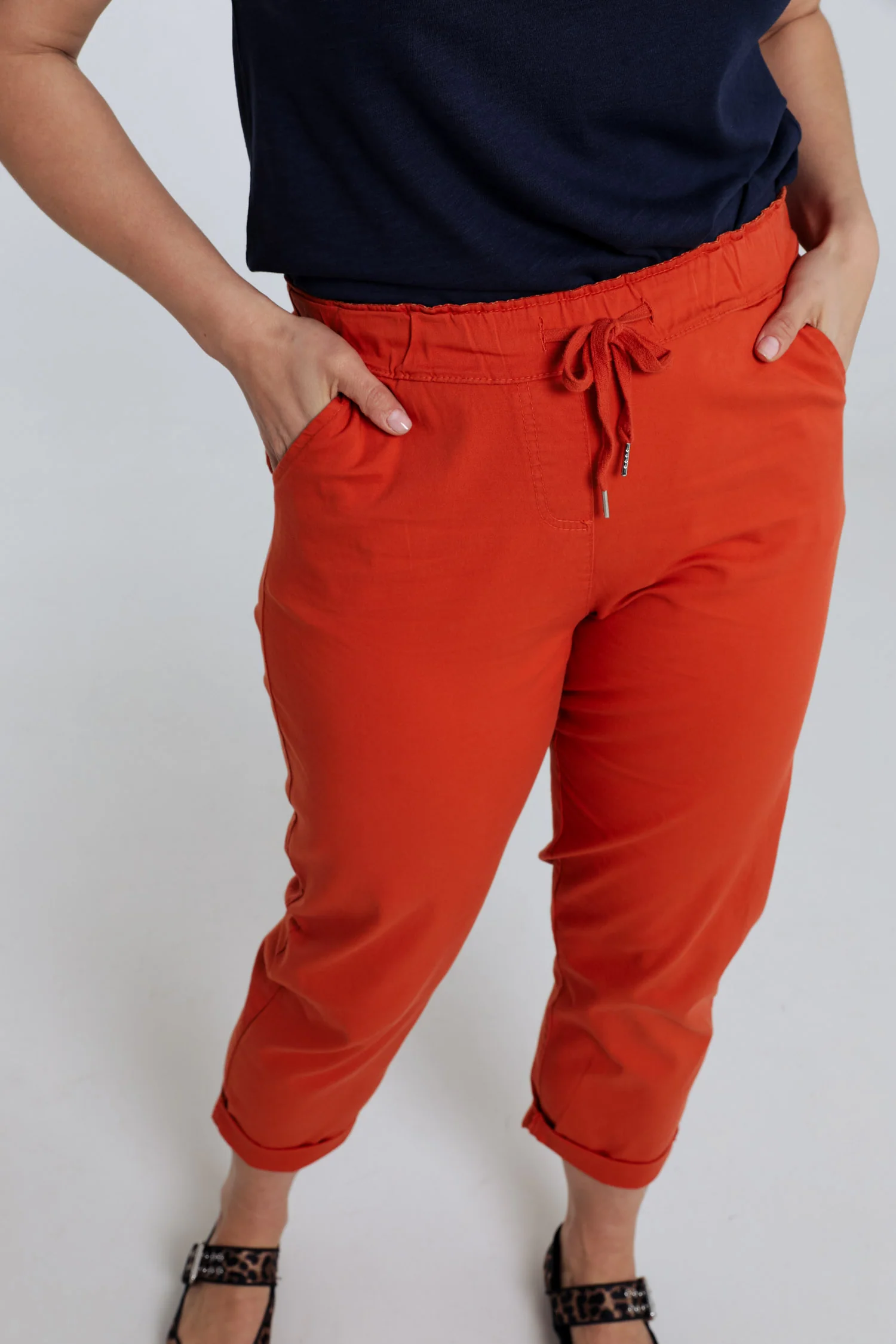 Pantalon chino en coton uni - Image 72