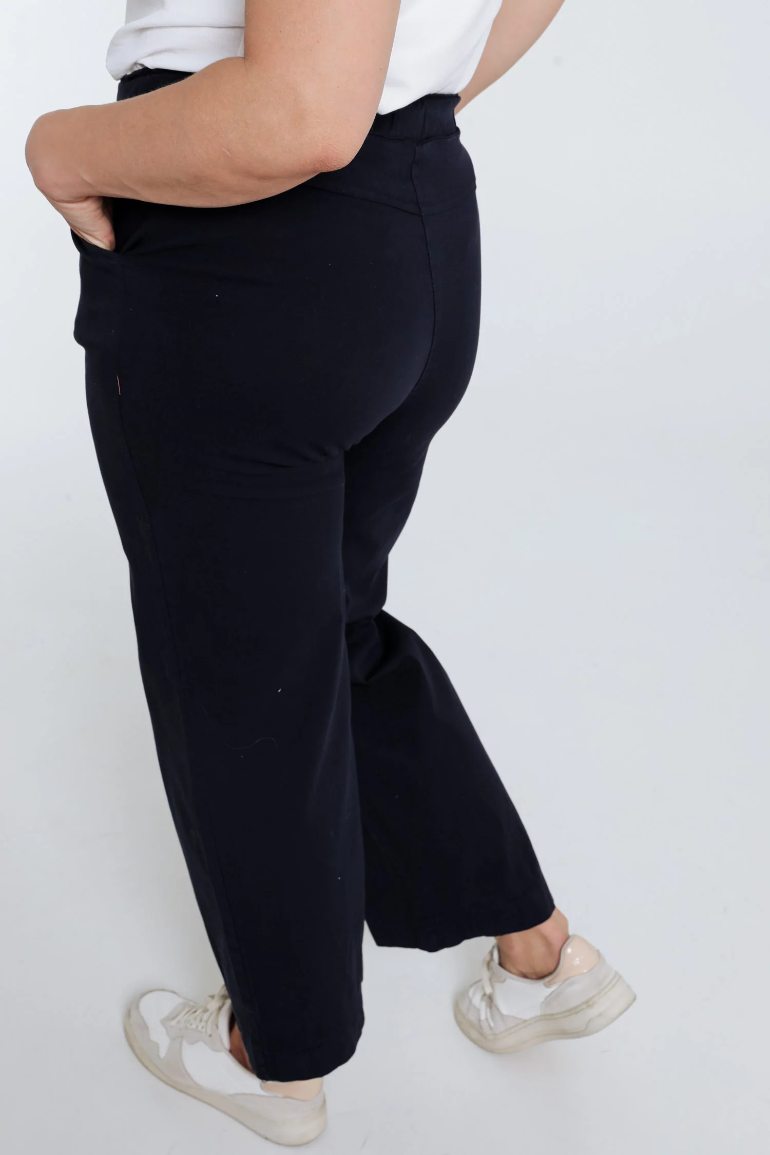 Pantalon chino jambe large uni - Image 5