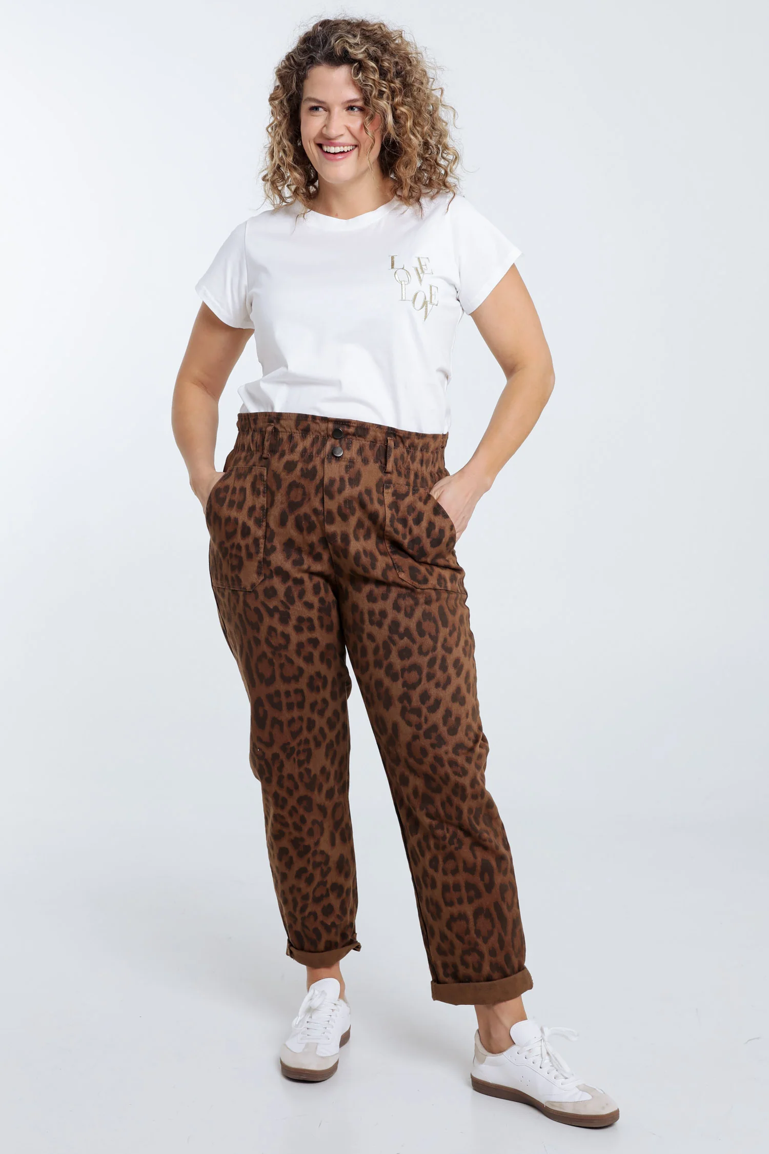 Pantalon en coton imprimé peau de bête - Image 20