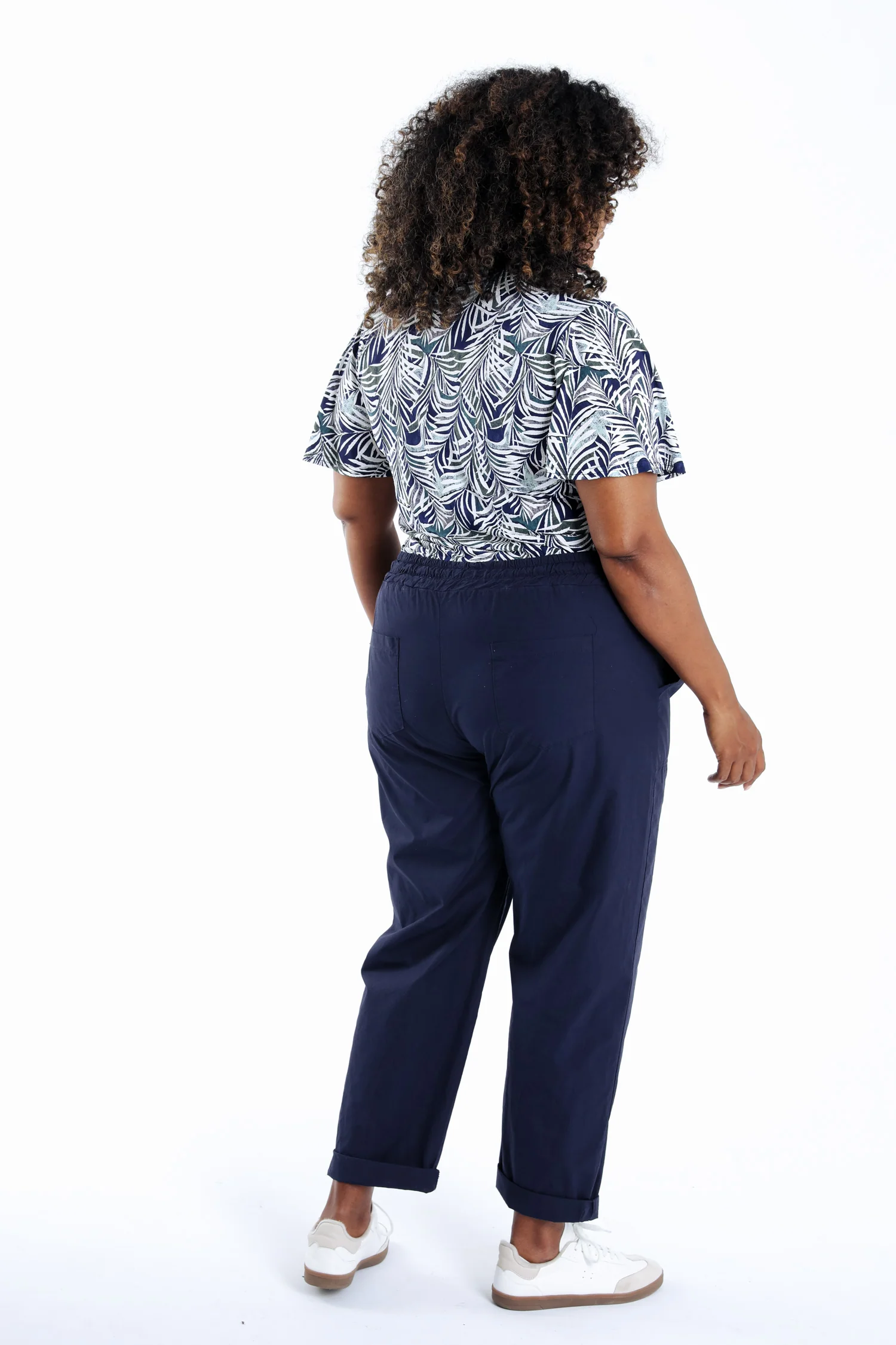 Pantalon en coton uni - Image 2