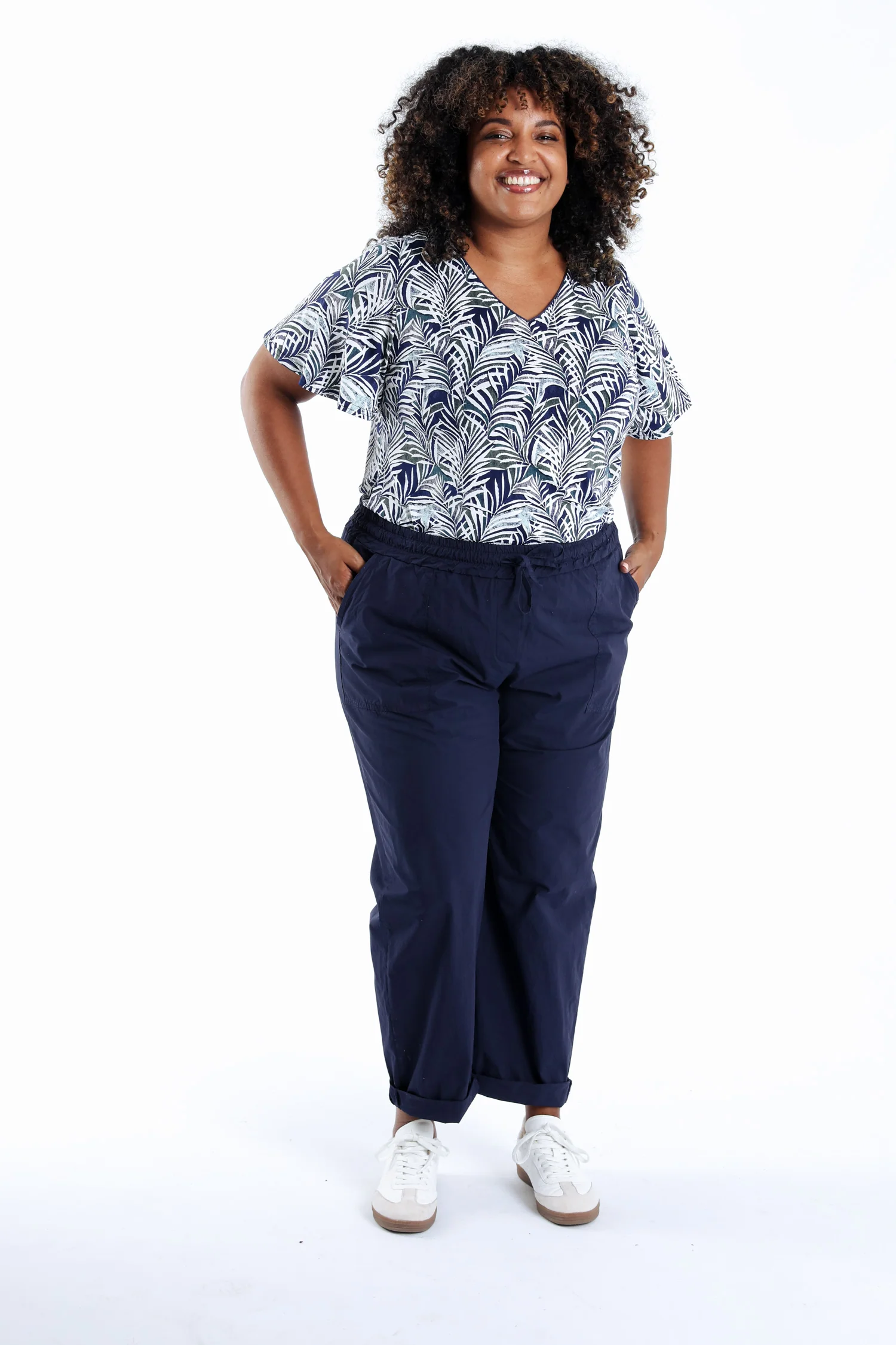 Pantalon en coton uni - Image 8