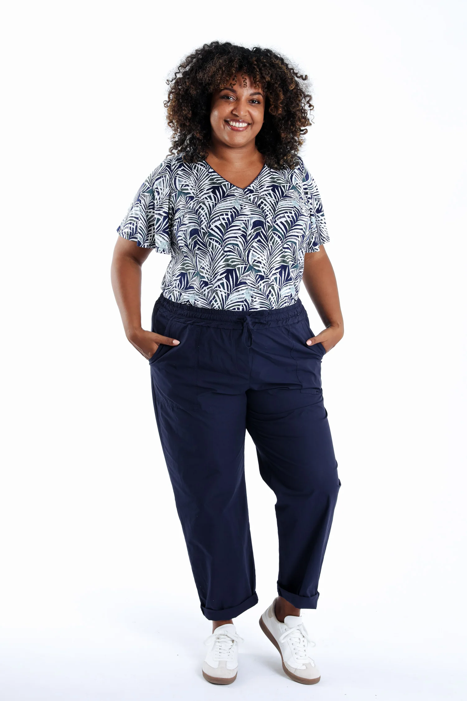 Pantalon en coton uni - Image 9