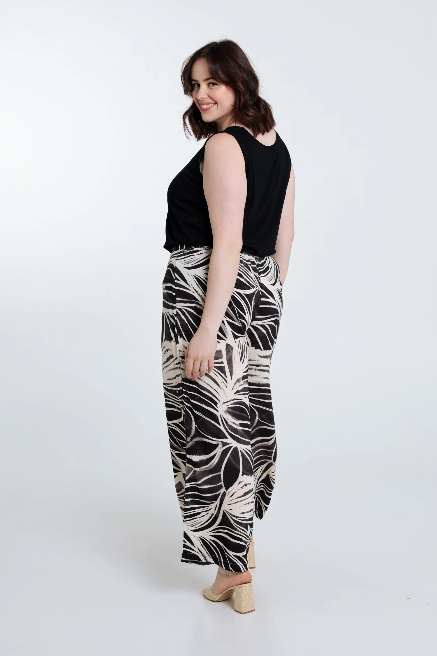 Pantalon feuillage en viscose - Image 2