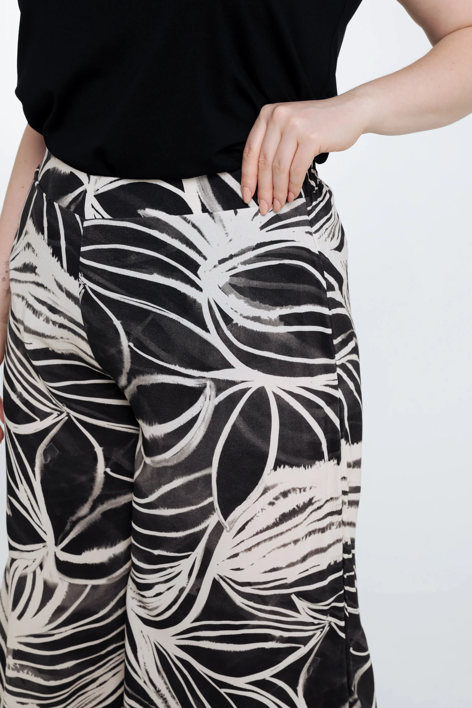 Pantalon feuillage en viscose - Image 3