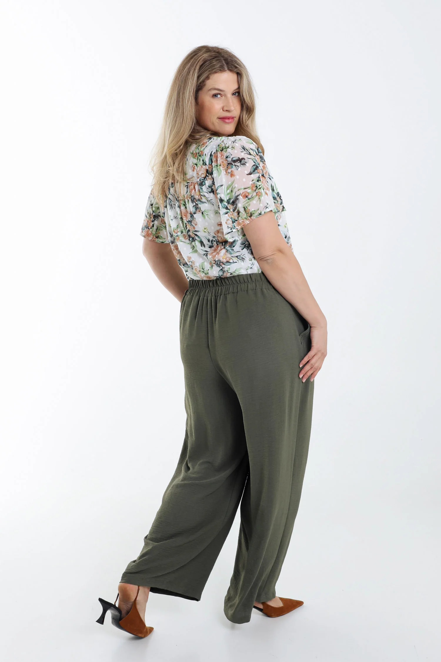 Pantalon fluide uni - Image 2