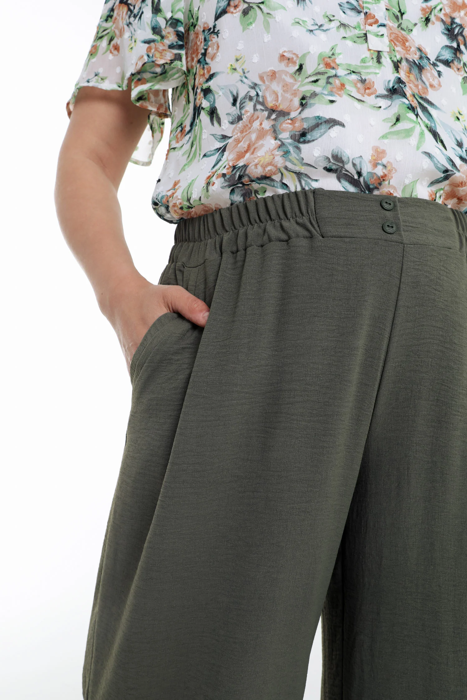 Pantalon fluide uni - Image 4