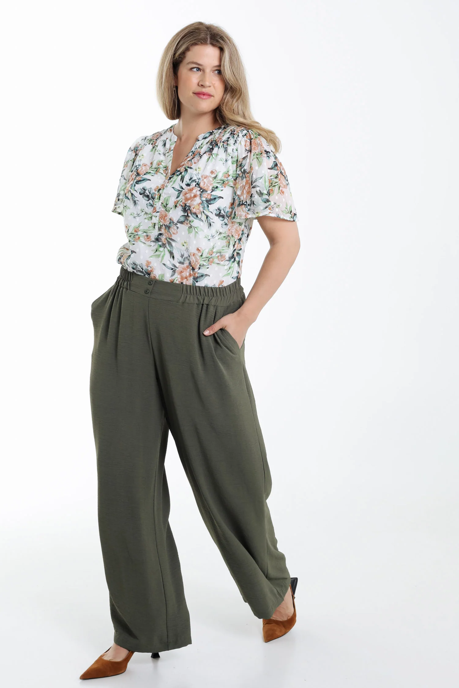 Pantalon fluide uni - Image 7