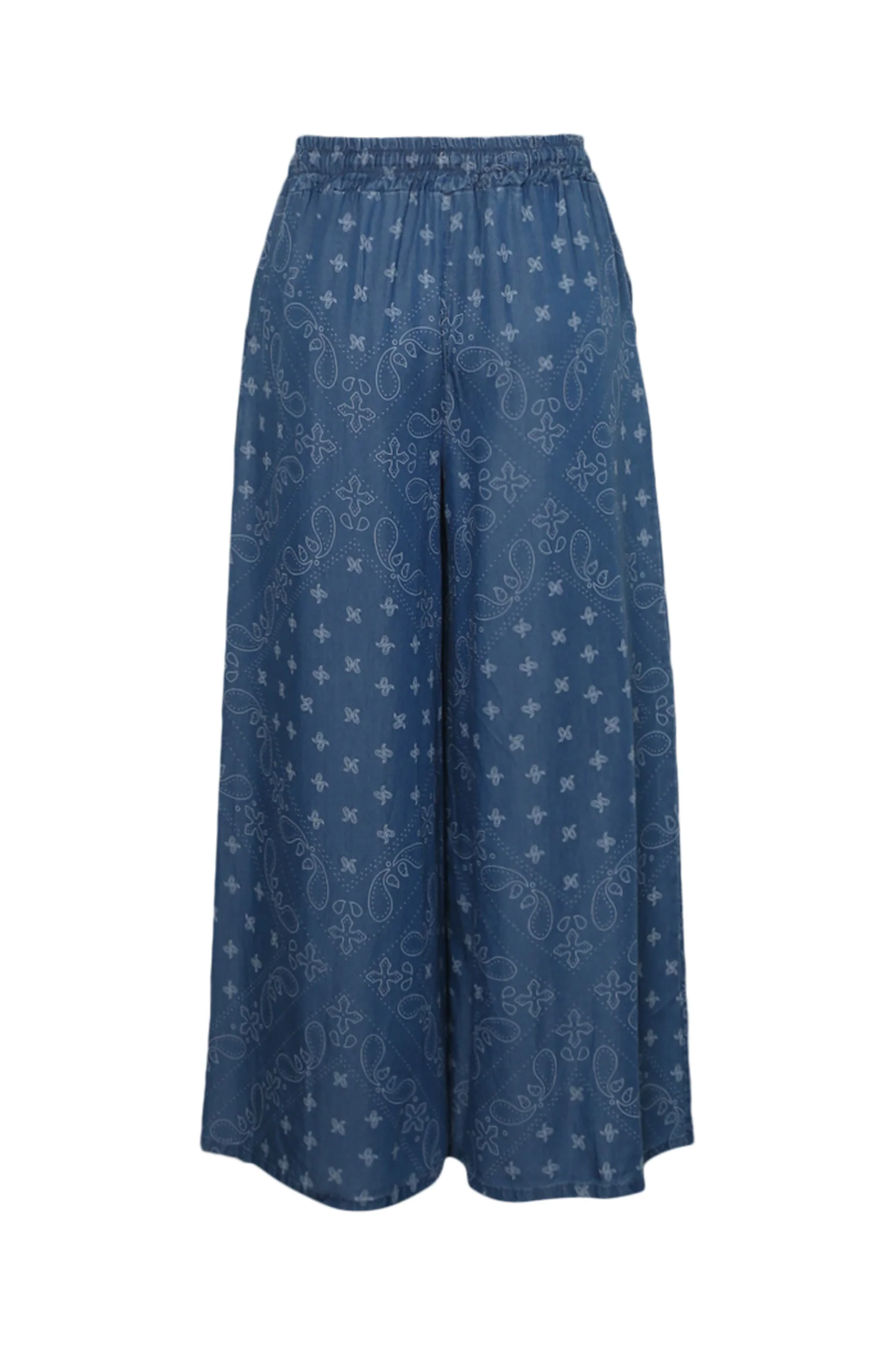 Pantalon large en lyocel imprimé bandana - Image 11