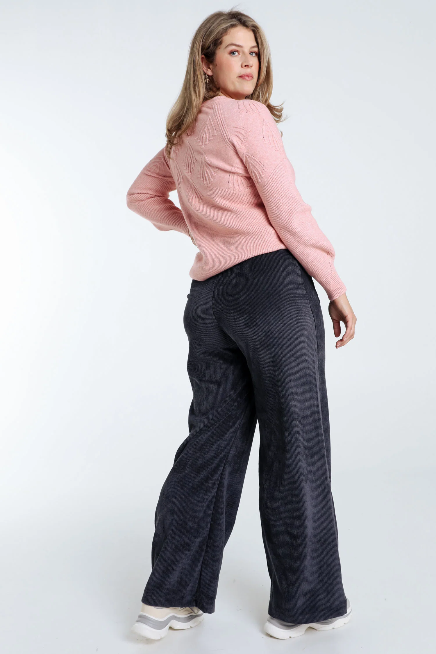 Pantalon large en velours - Image 2
