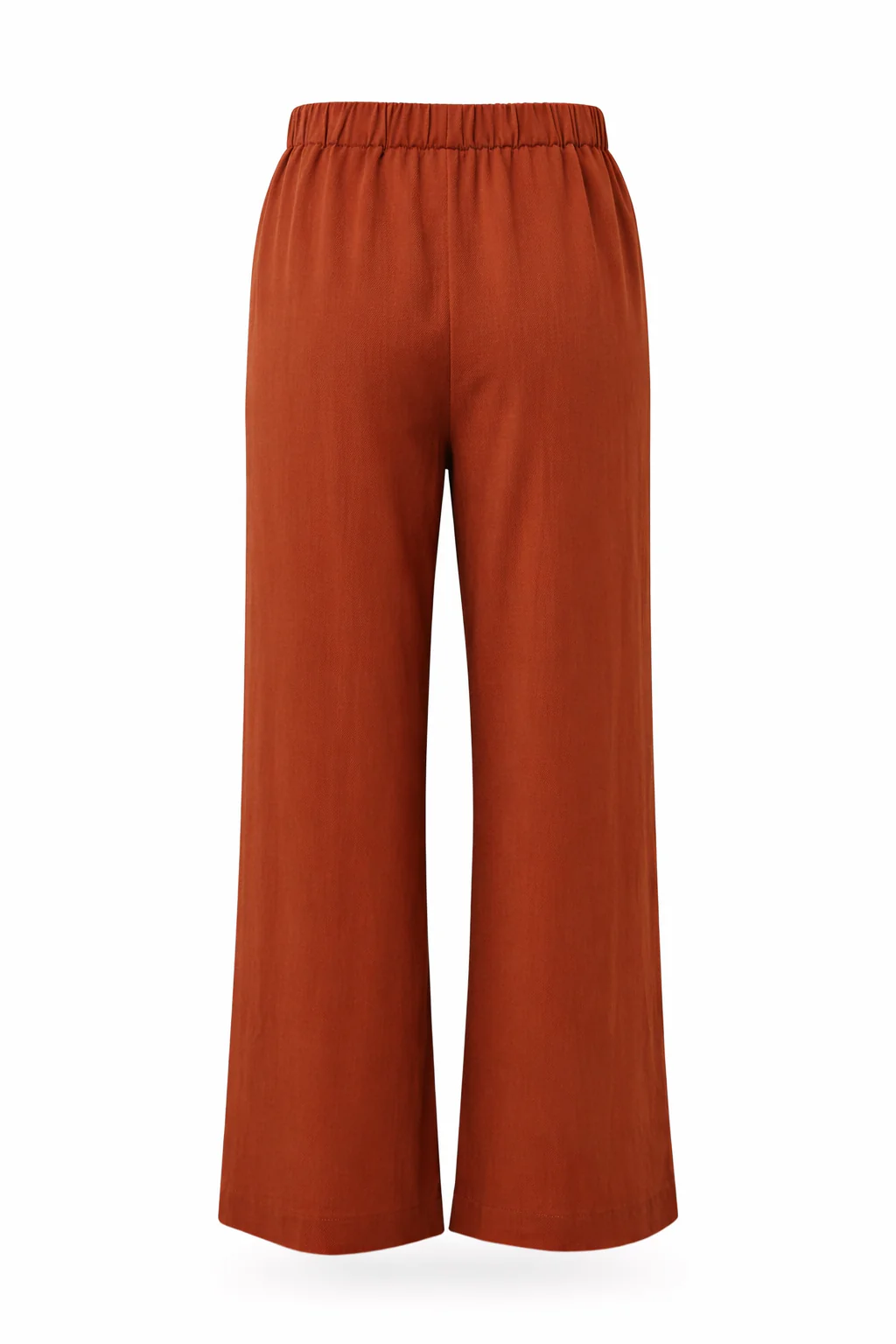 Pantalon large en viscose uni - Image 2