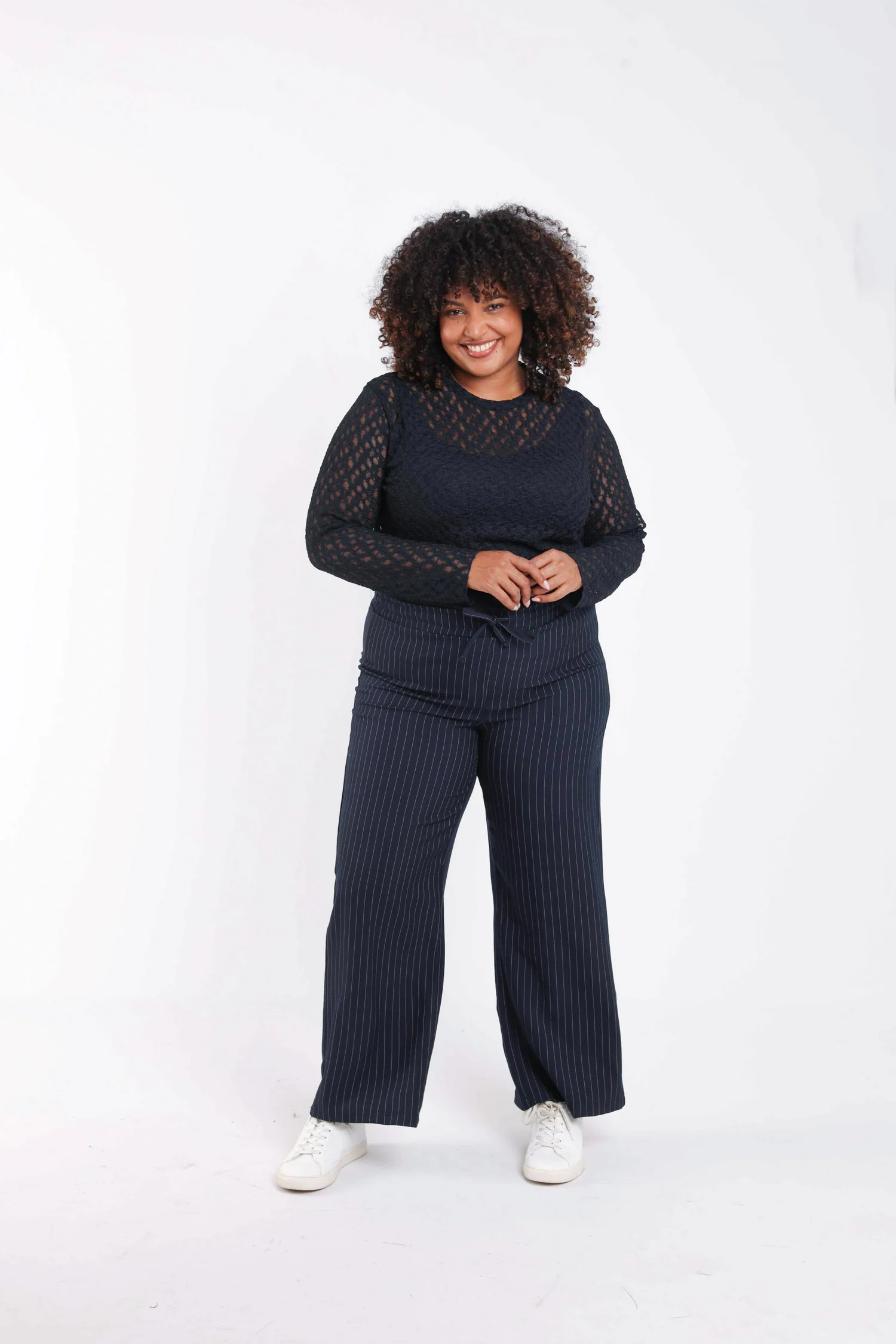 Pantalon large rayé - Image 8