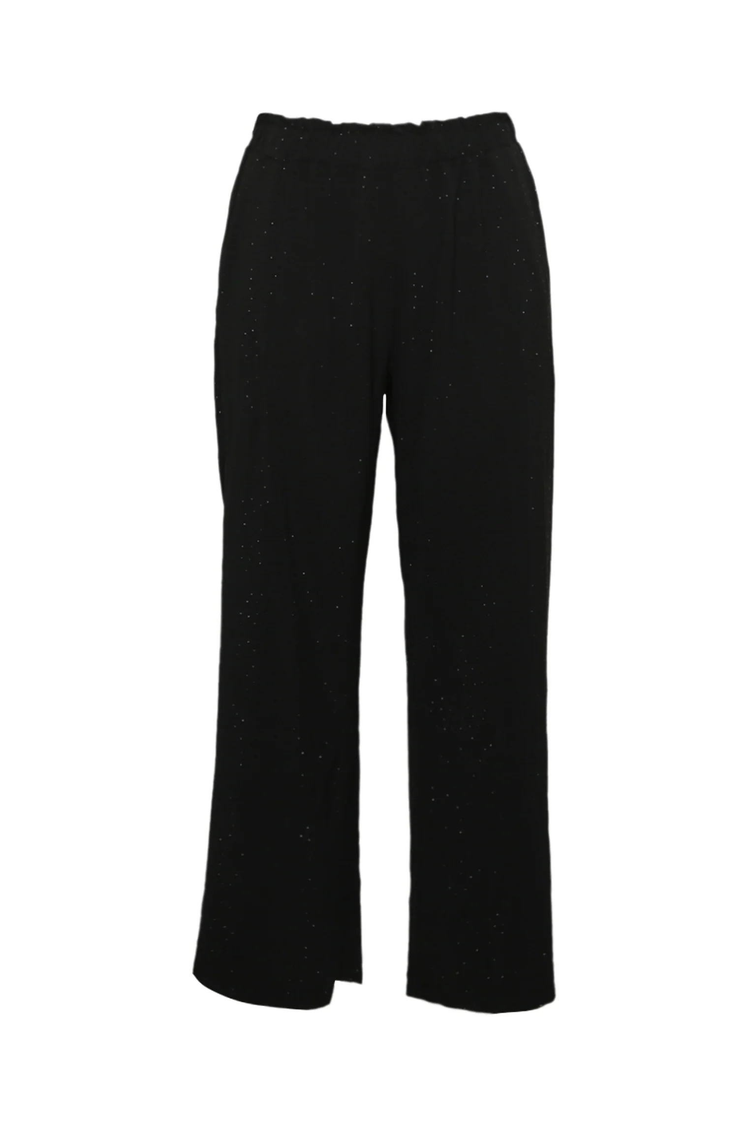 Pantalon large uni avec strass ton sur ton - Image 7