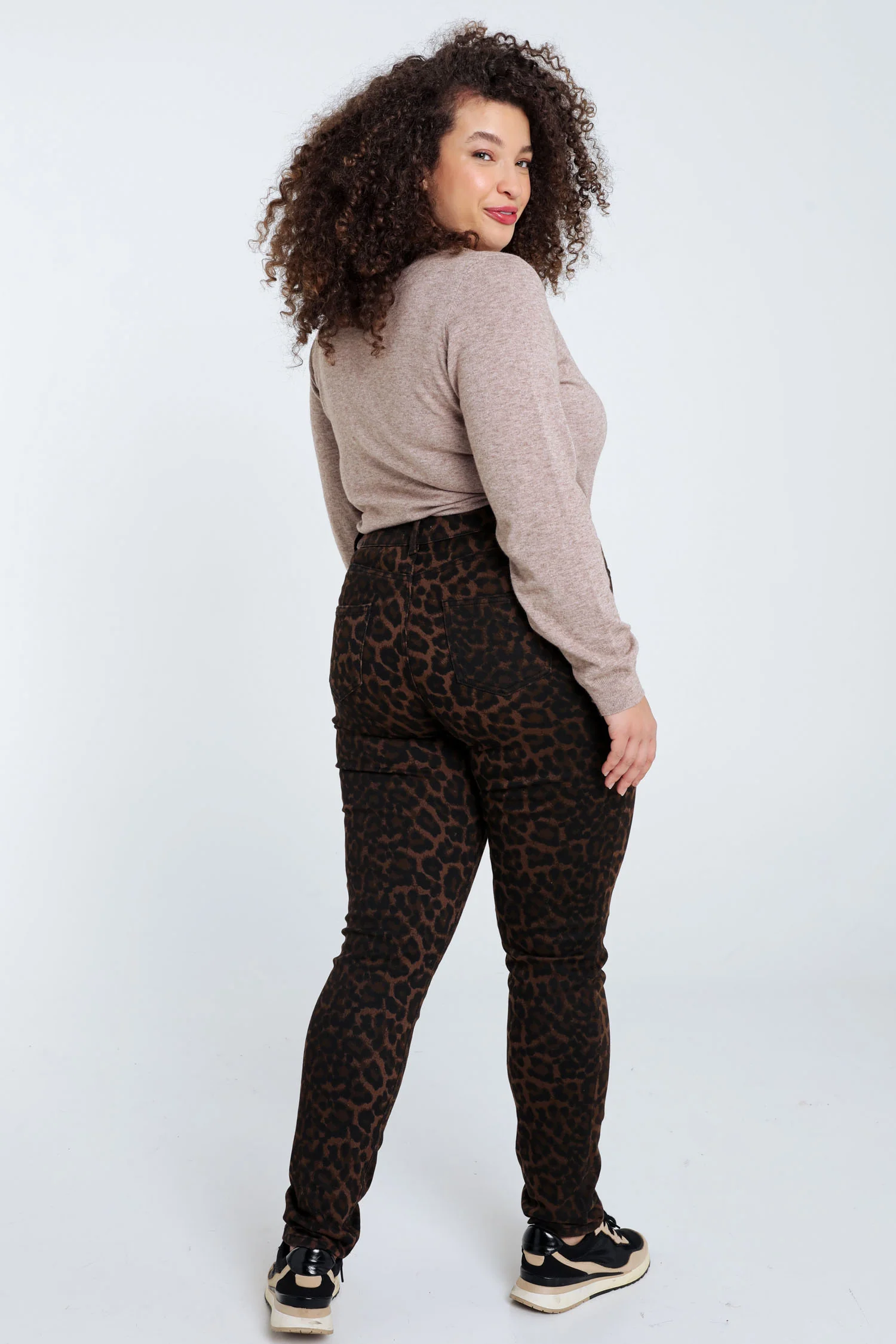 Pantalon slim imprimé léopard - Image 2