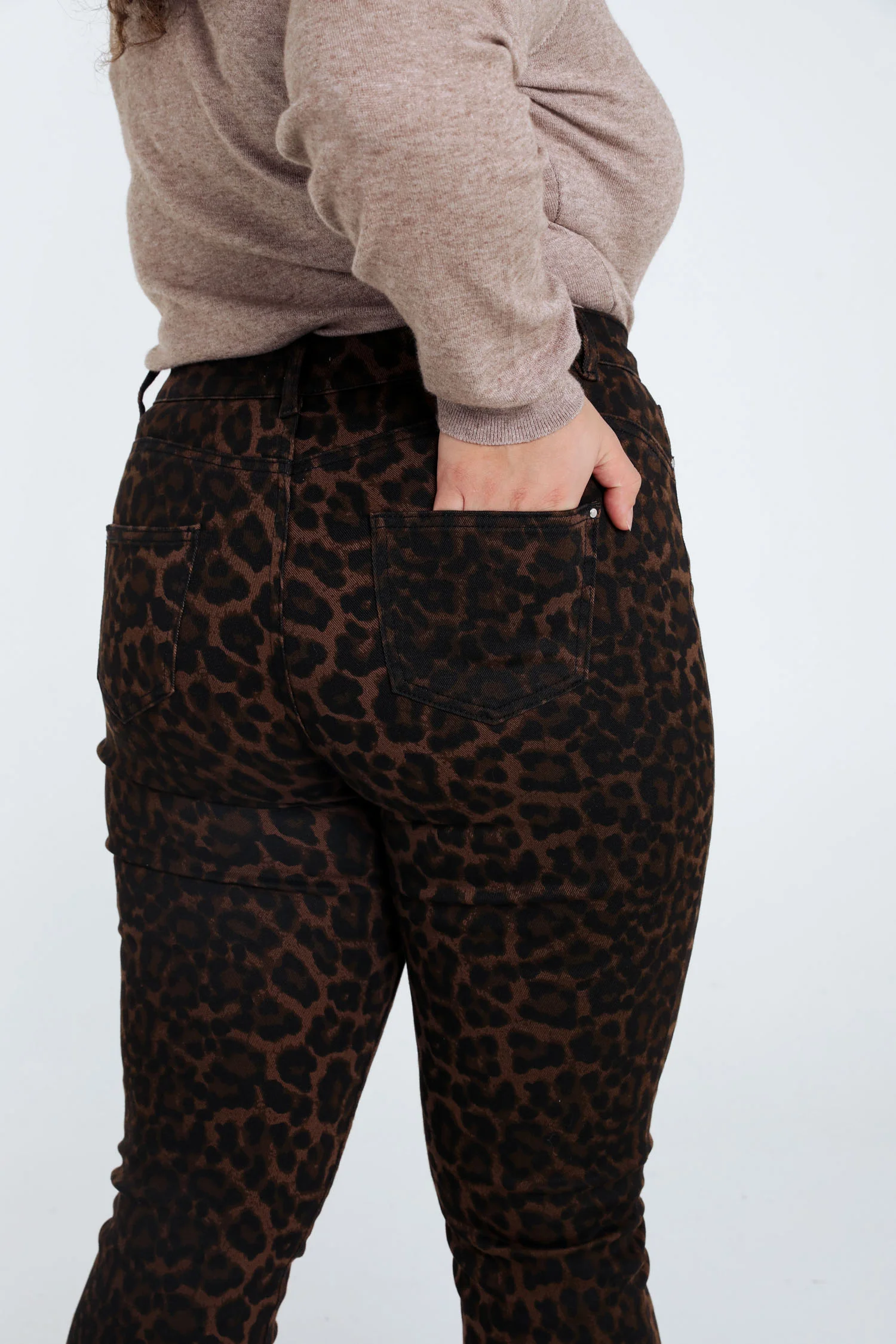 Pantalon slim imprimé léopard - Image 6