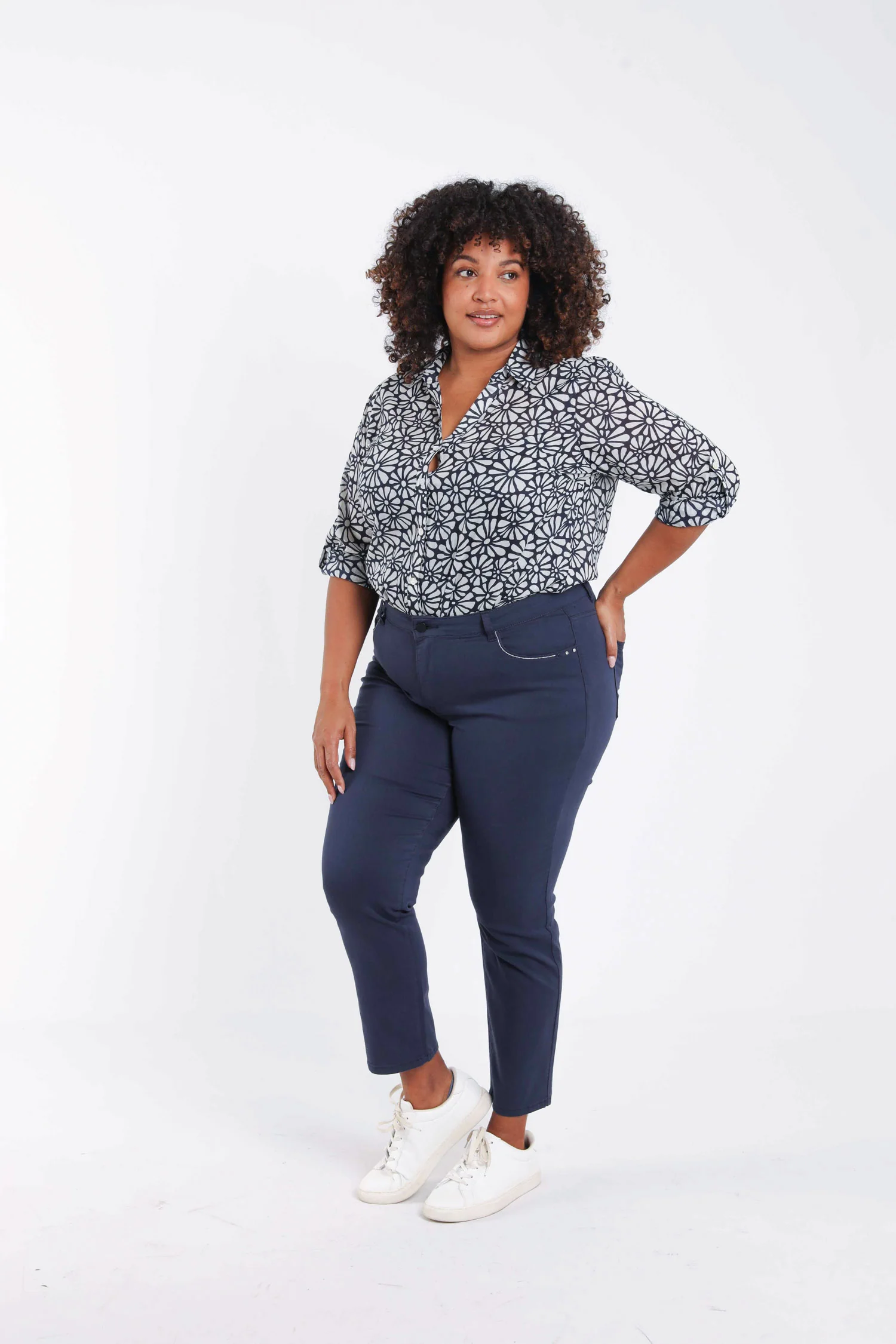 Pantalon slim Louise 7/8 - Image 9