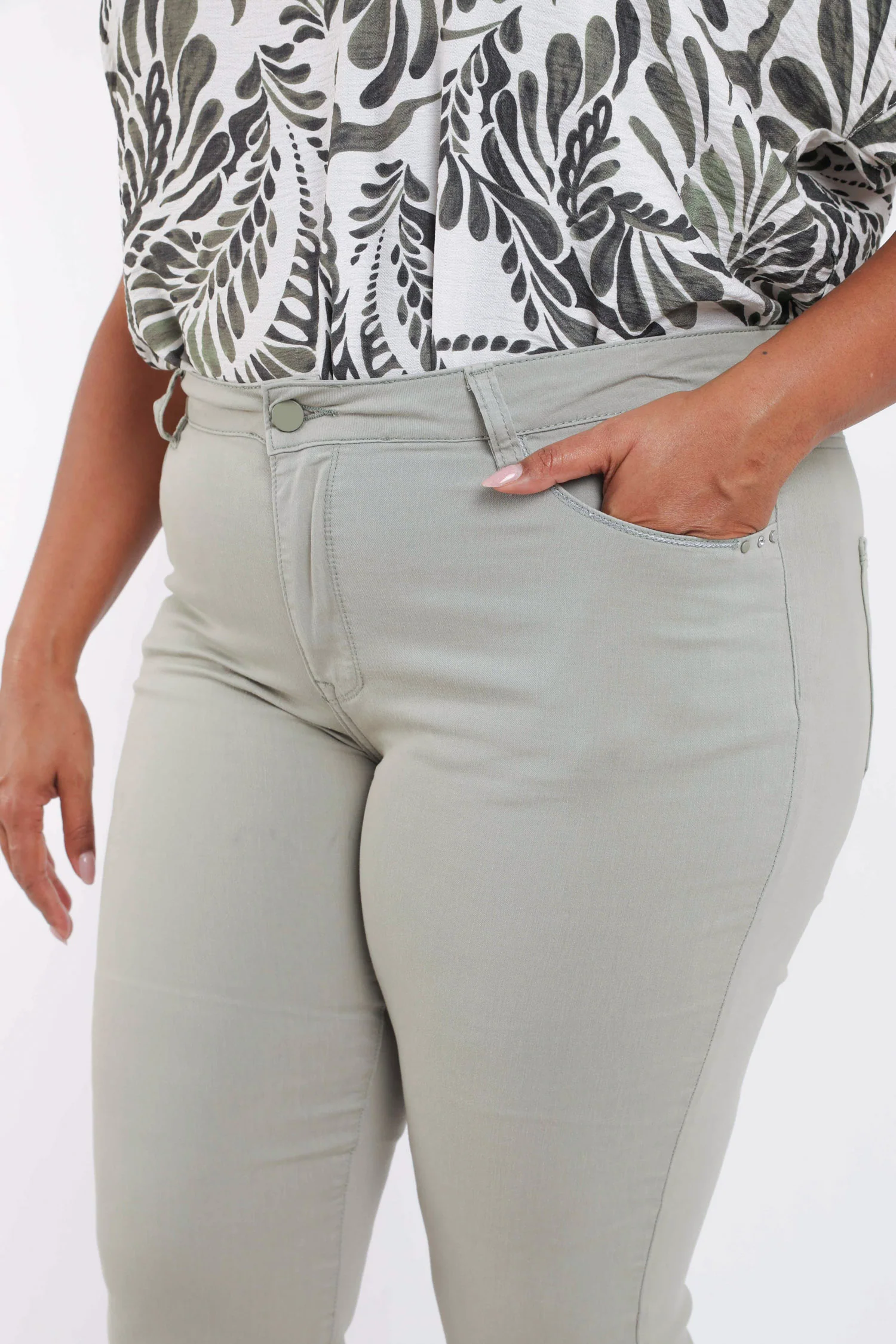 Pantalon slim Louise 7/8 - Image 3