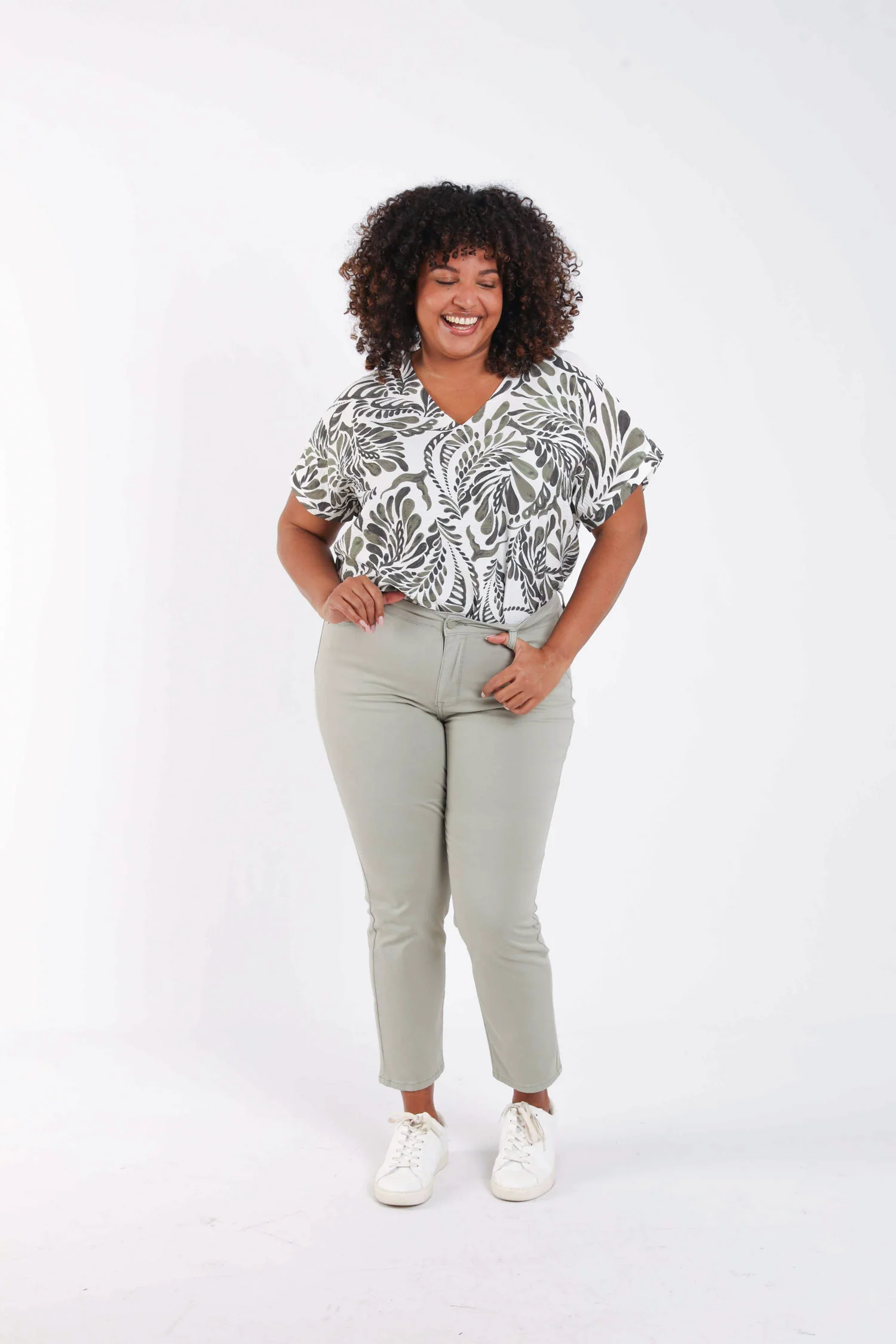 Pantalon slim Louise 7/8 - Image 7