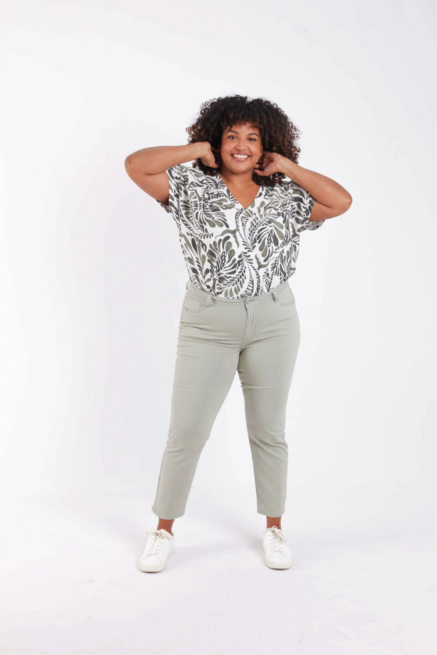 Pantalon slim Louise 7/8 - Image 8