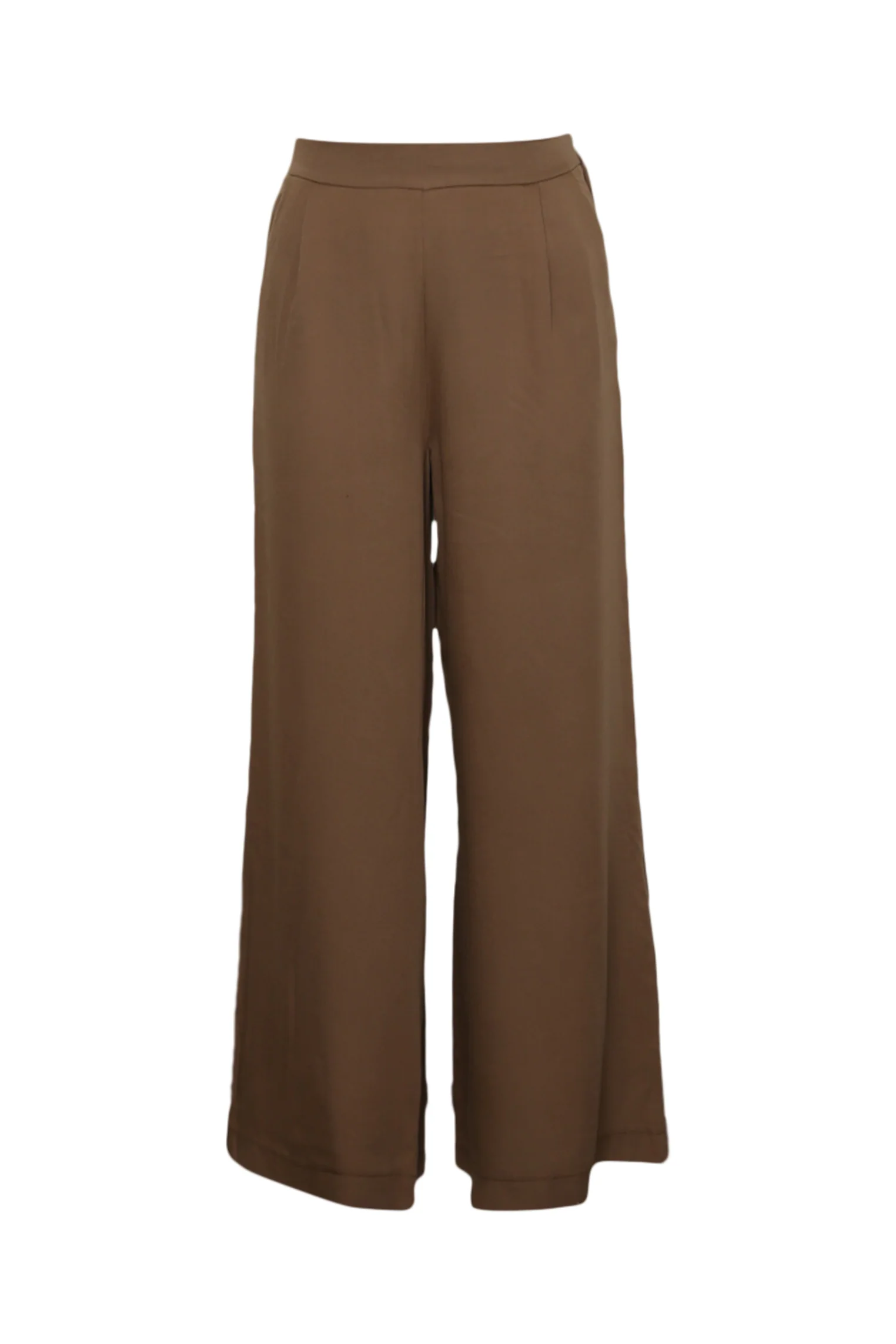 Pantalon tencel jambes larges uni - Image 7