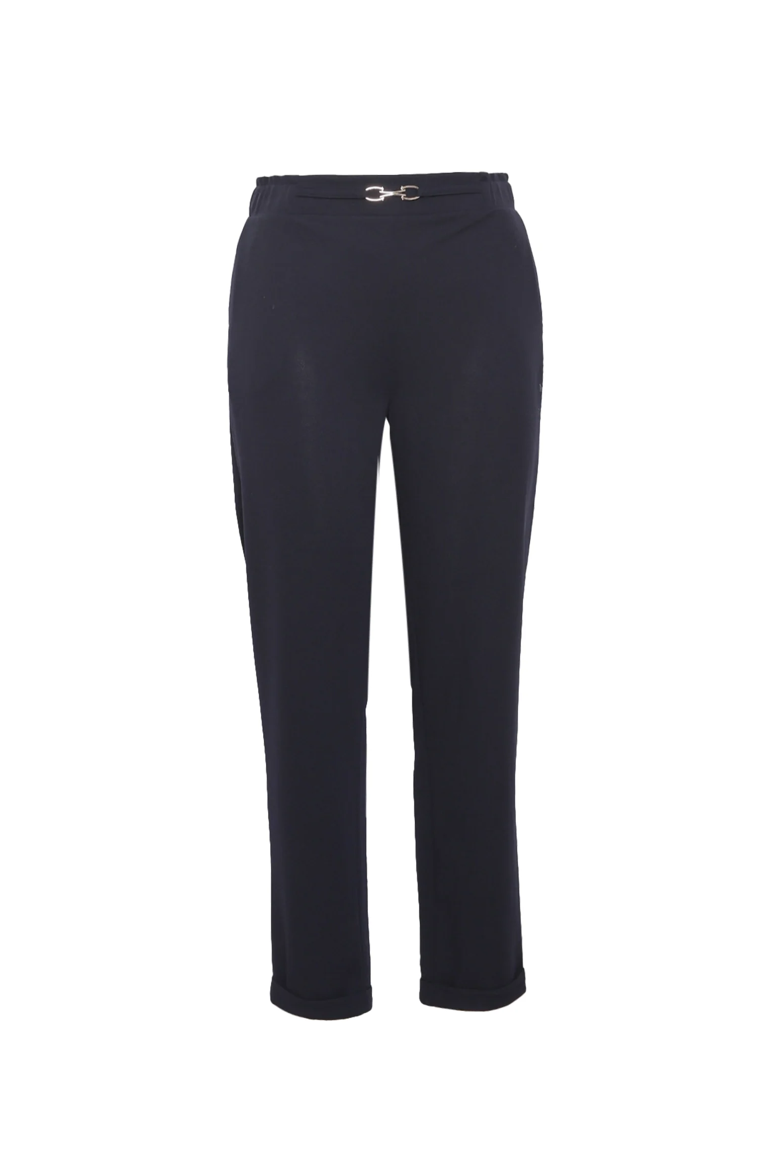 Pantalon uni détail bijoux - Image 9
