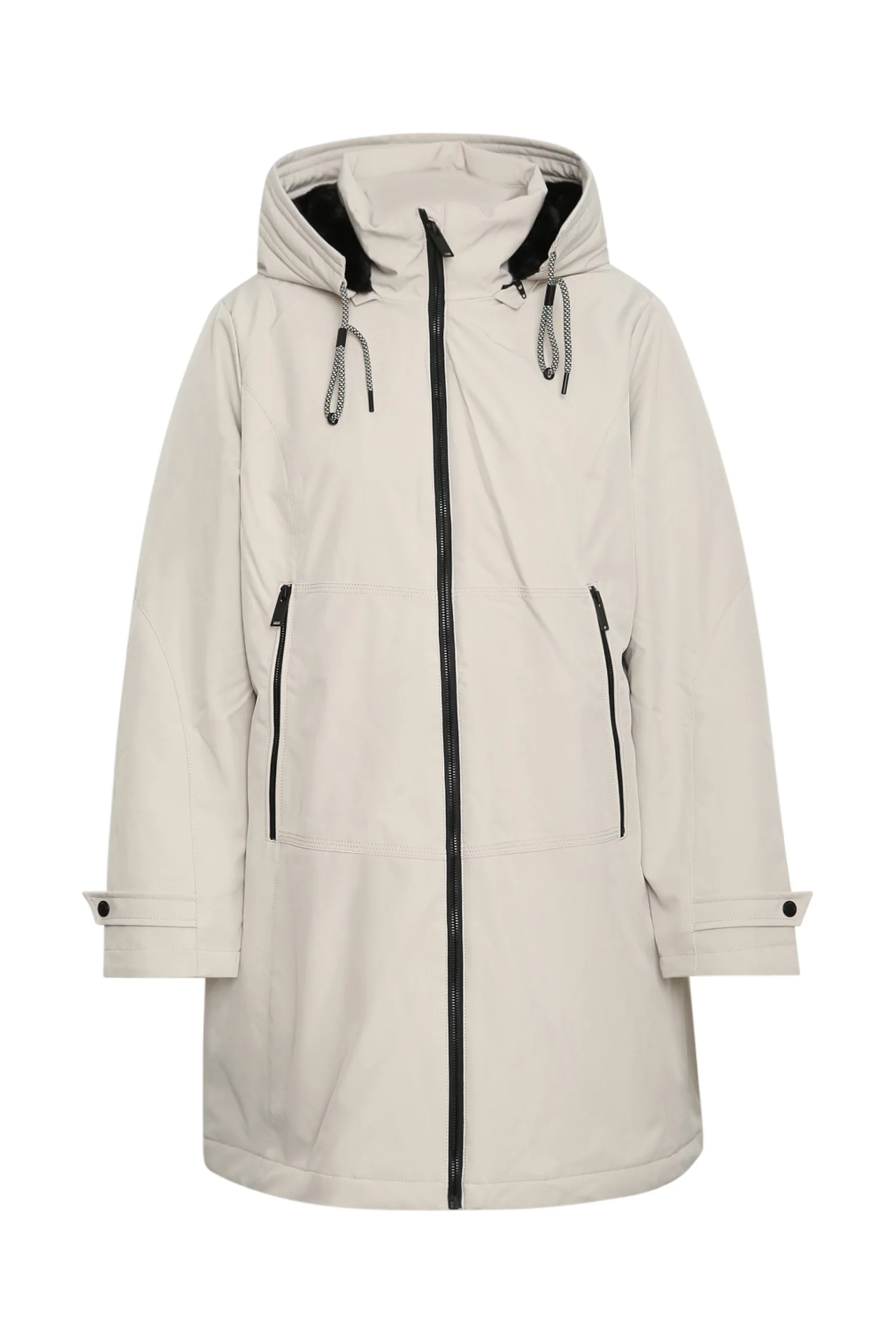 Parka unie avec capuche - Image 10