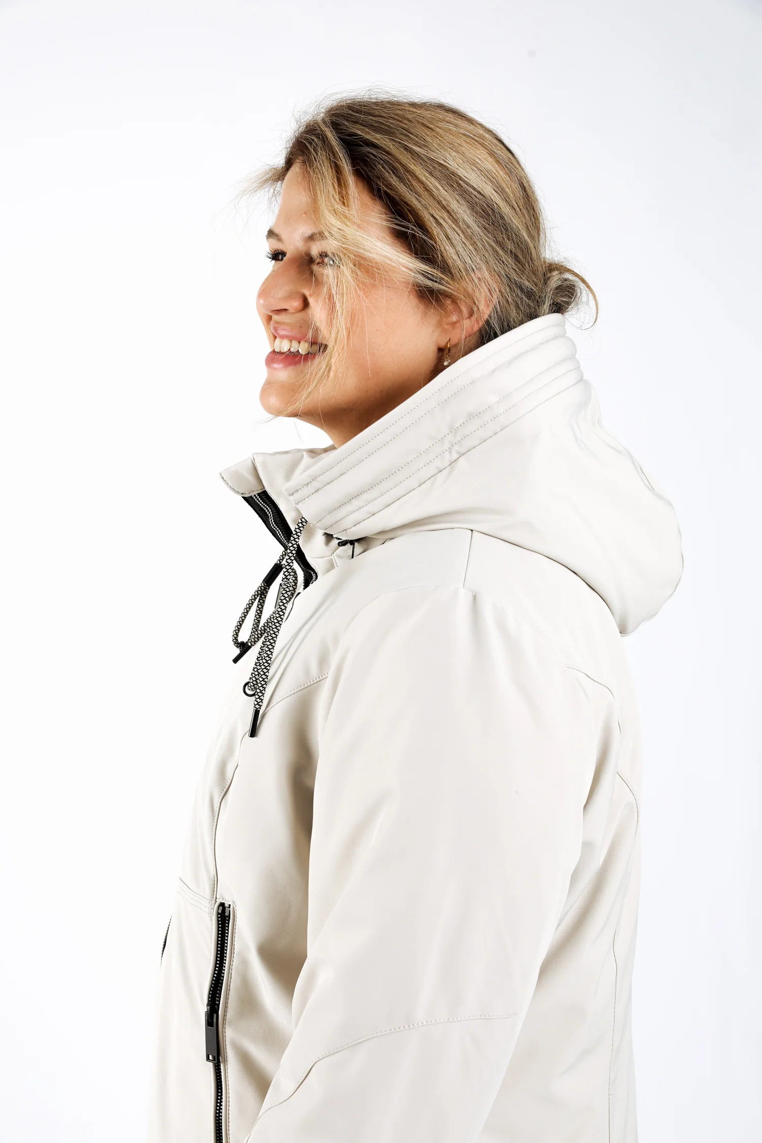 Parka unie avec capuche - Image 7