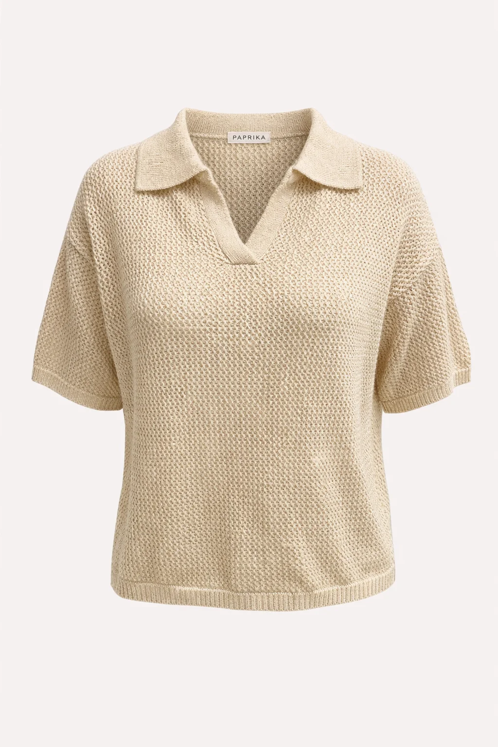 Polo effet crochet uni