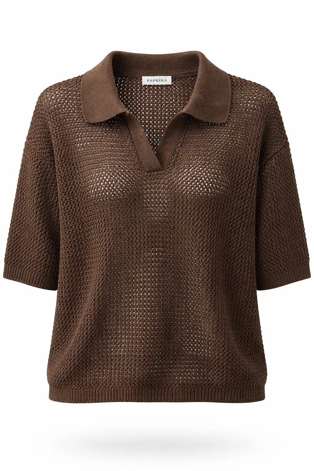 Polo effet crochet uni