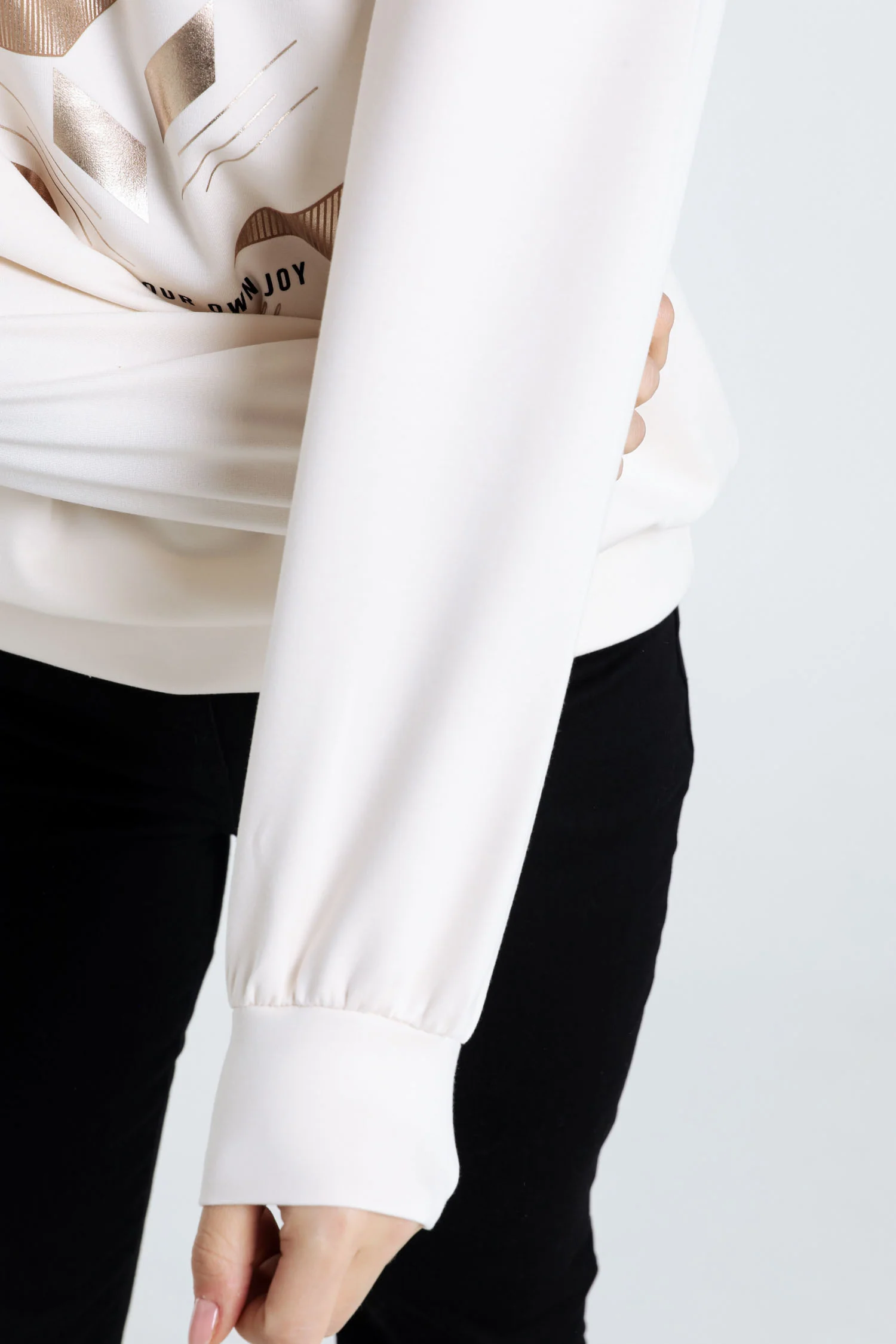 Pull à capuche avec inscription foil - Image 5