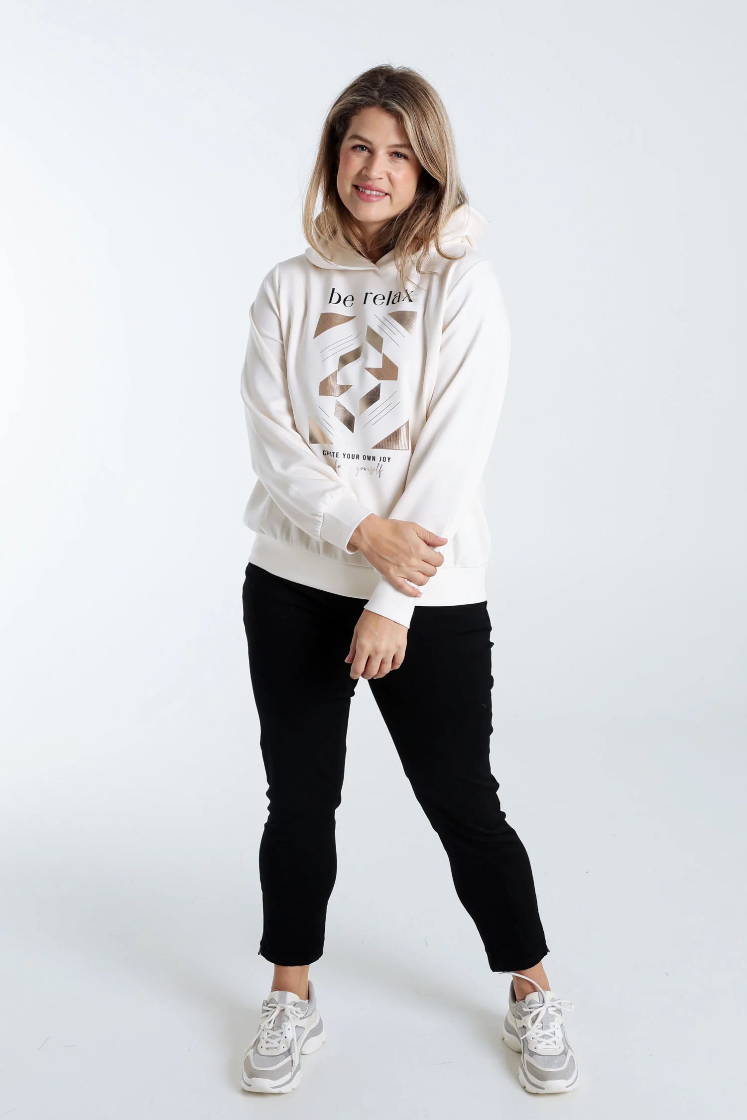 Pull à capuche avec inscription foil - Image 7