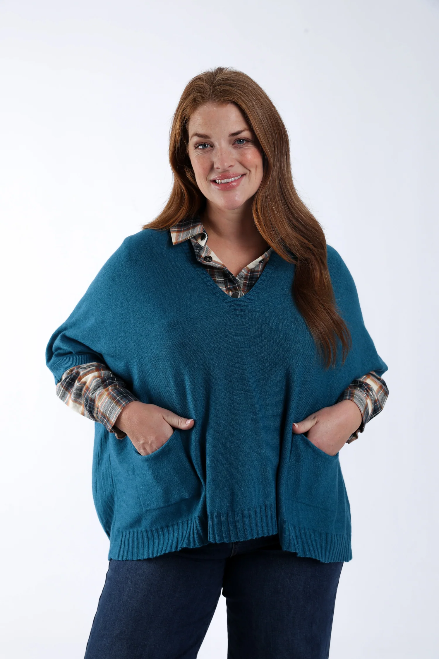 Pull court uni en viscose - Image 3