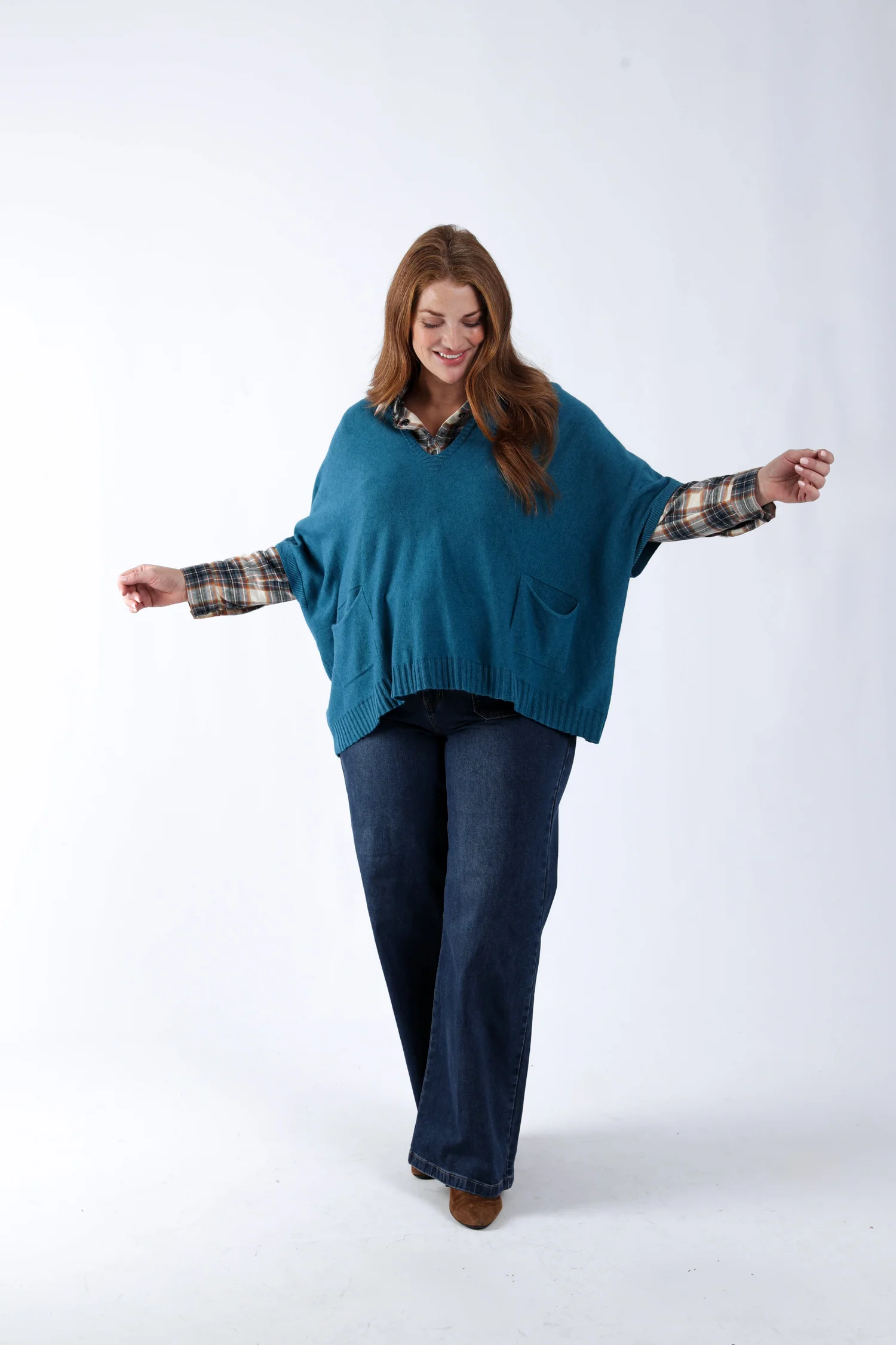 Pull court uni en viscose - Image 7