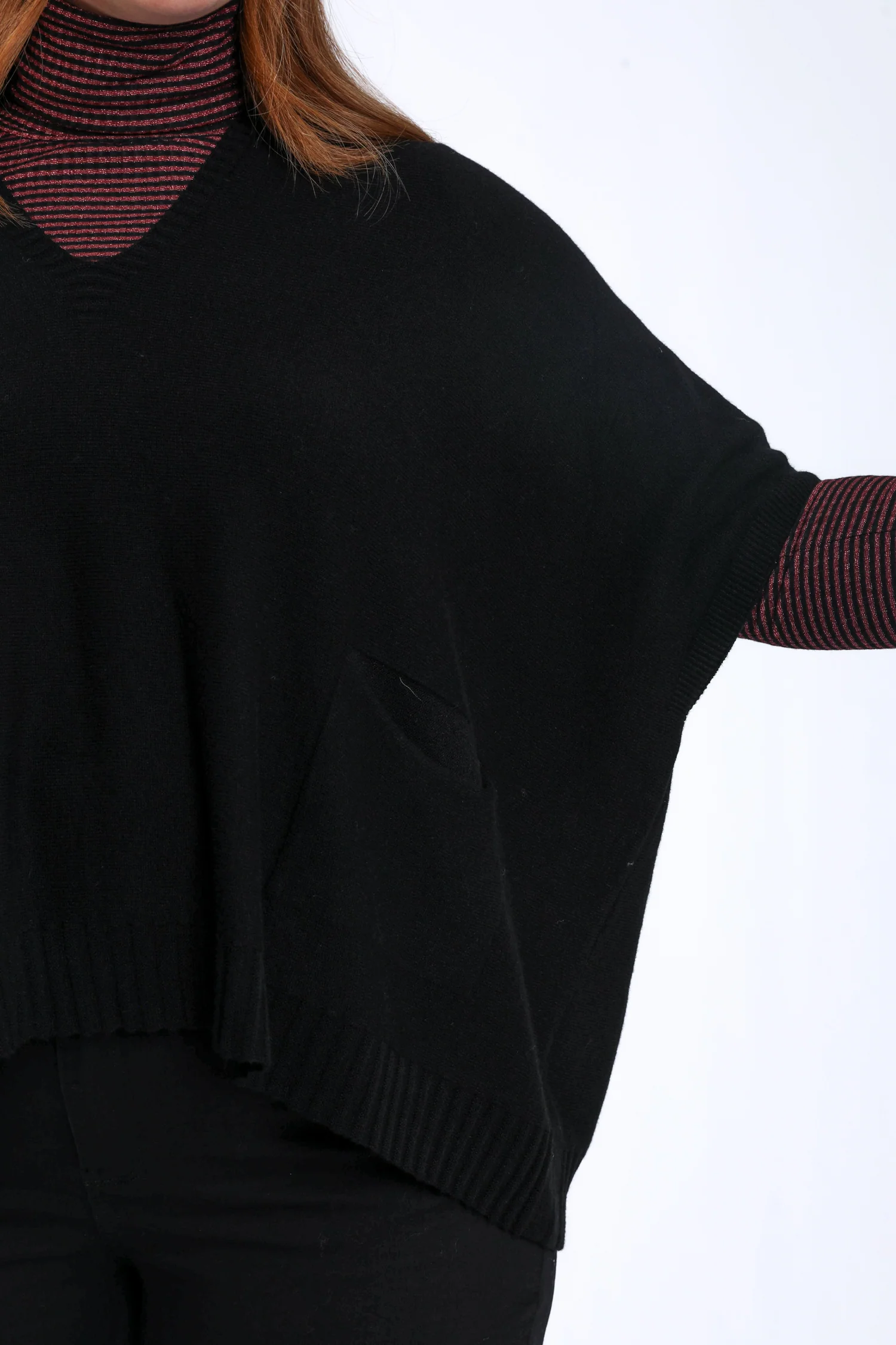 Pull court uni en viscose - Image 4